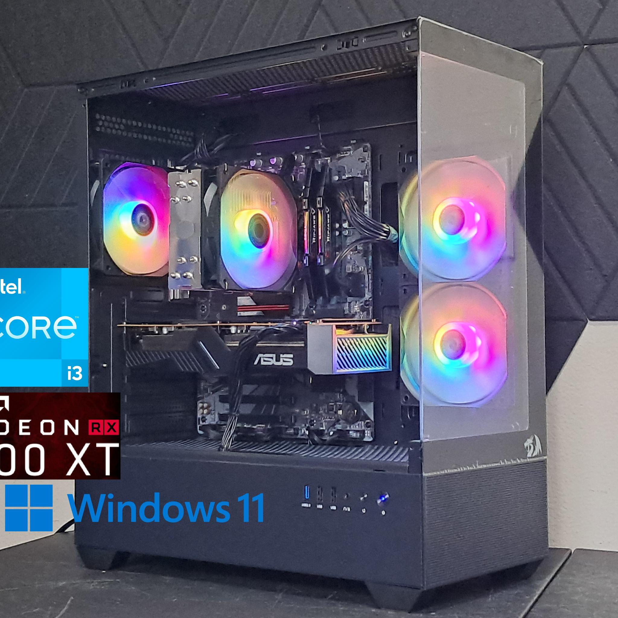 🐦‍🔥Awesome 1080p Gaming PC🐦‍🔥Full PCIe 4.0 | RX 5700 XT | i3-12100 | 1TB SSD | Built-in WiFi