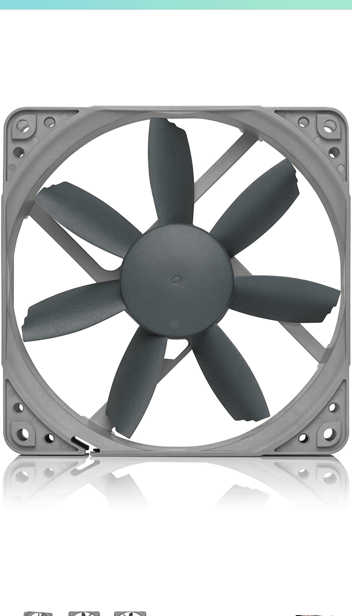 4 Quiet Noctua NF-S12B redux-1200 PWM High Performance Cooling Fans, 4-Pin (120mm, Grey) (Like New)