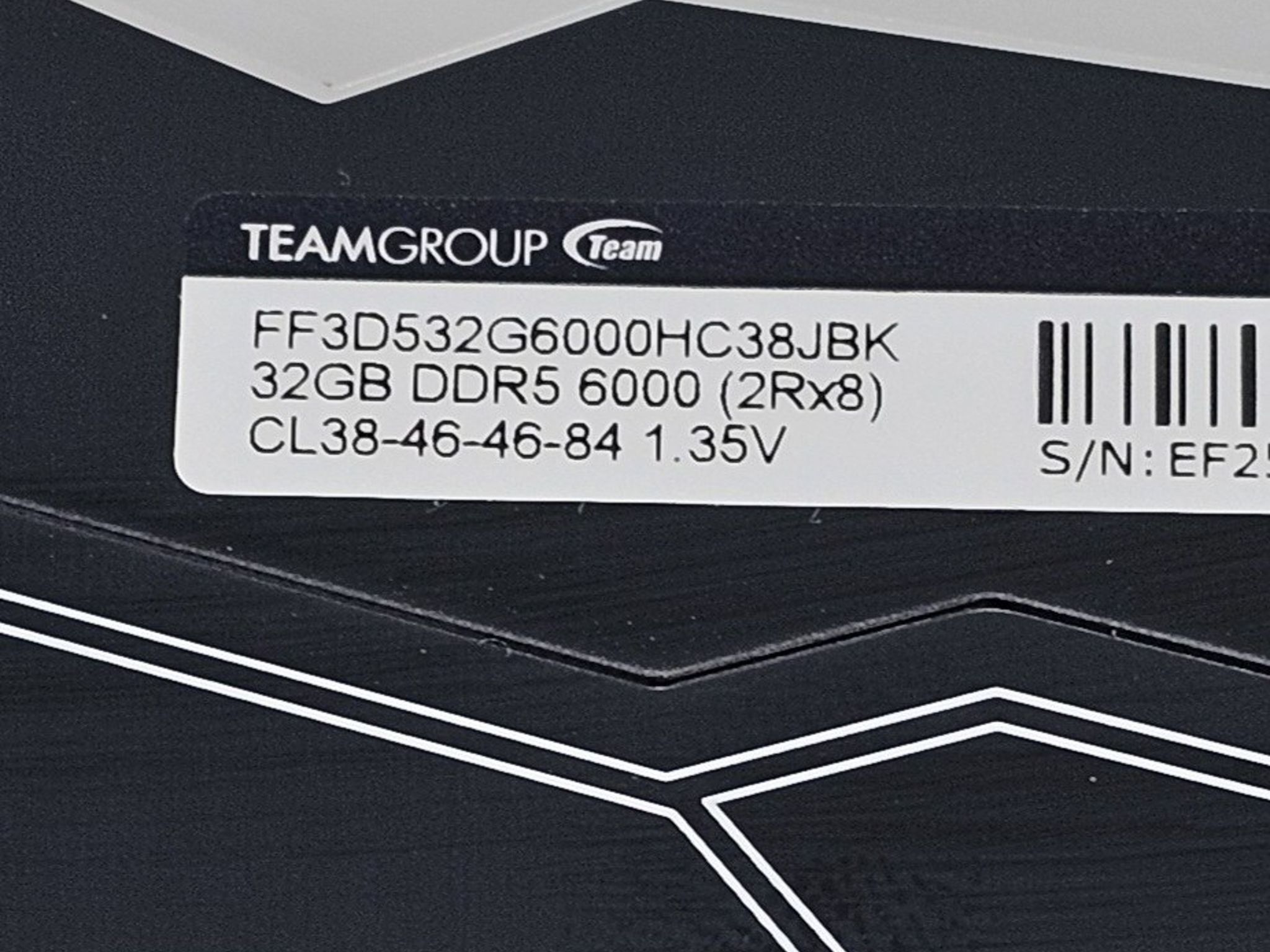 64GB DDR5 (2x32GB) CL38 6000MT/s TEAMGROUP T-FORCE DELTA RGB