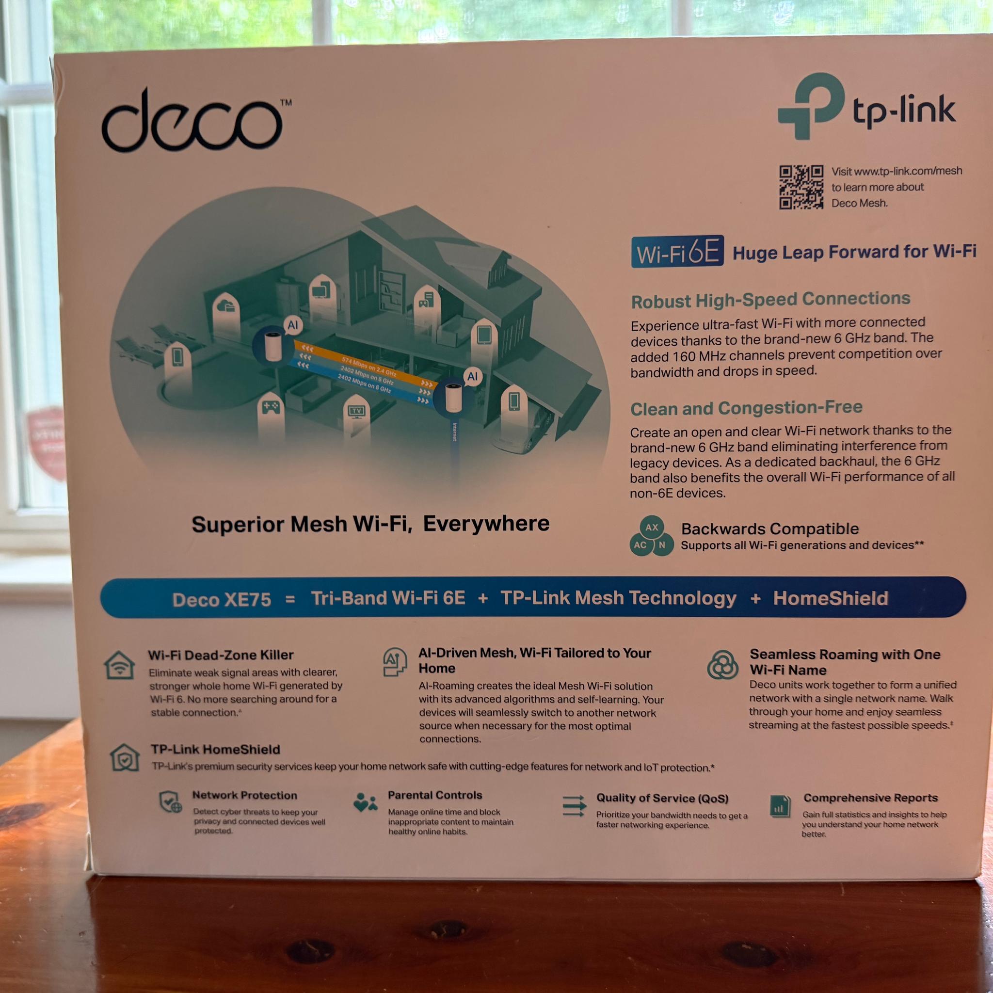 Dual Deco Routers WiFi 6E