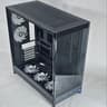 Black CyberPowerPC PC Case with Tempered Glass w/ 5 Fans
