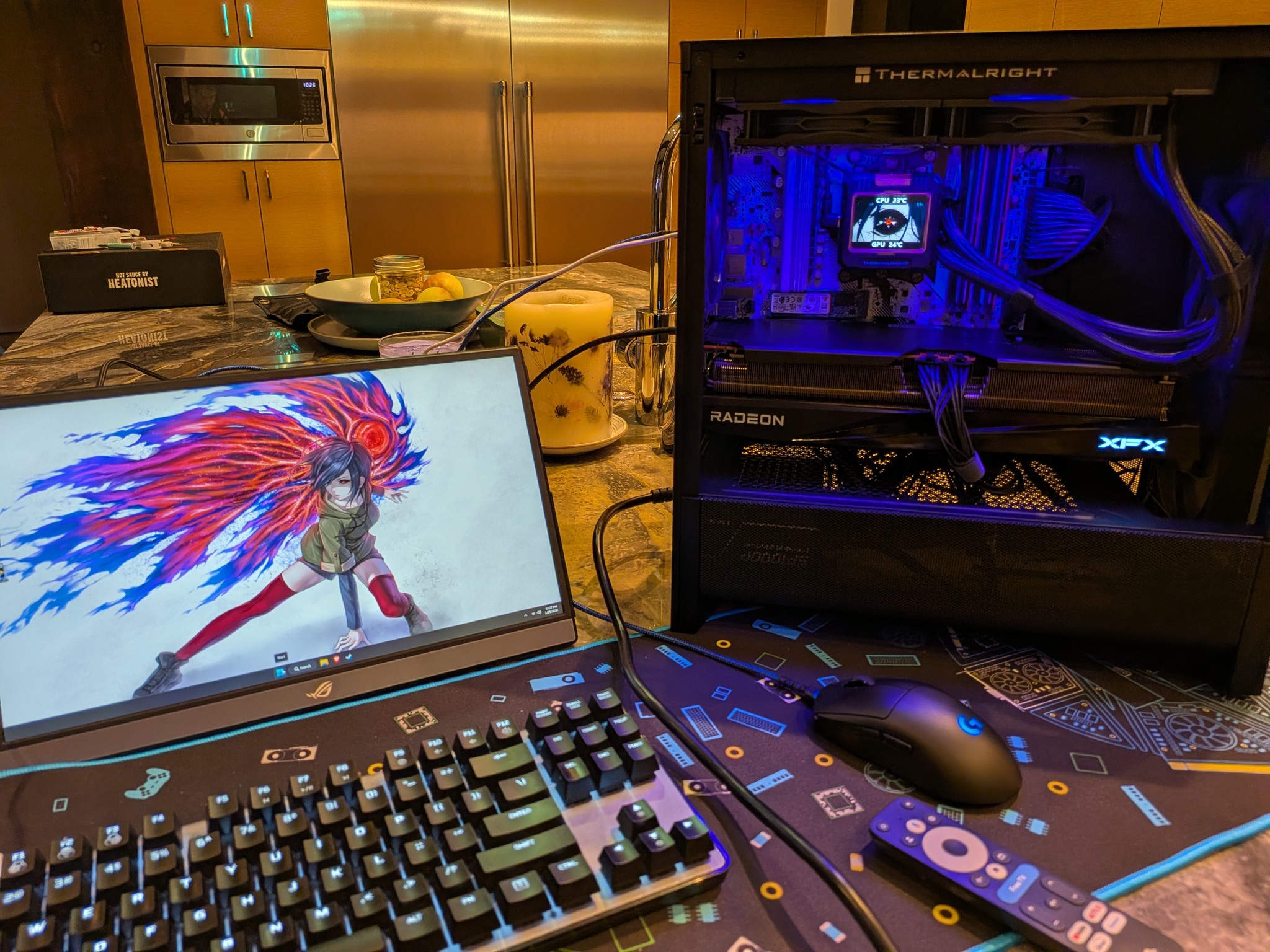 4K Ghoul - RX 9070 XT, Ryzen 5 9600X, 64 GB DDR5, 2 TB Gen 4 NVME, RGB, Liquid Cooled
