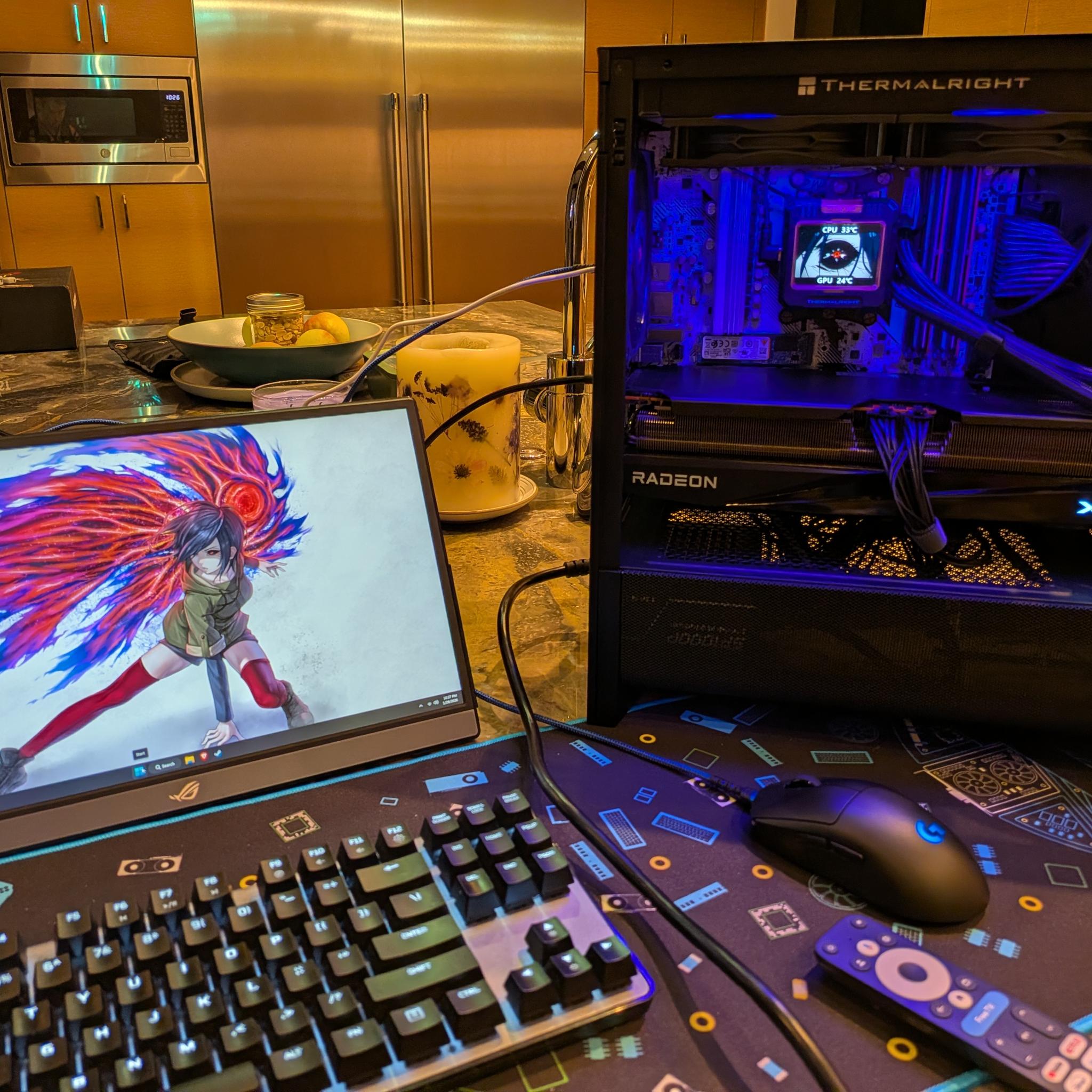 4K Ghoul - RX 9070 XT, Ryzen 5 9600X, 64 GB DDR5, 2 TB Gen 4 NVME, RGB, Liquid Cooled