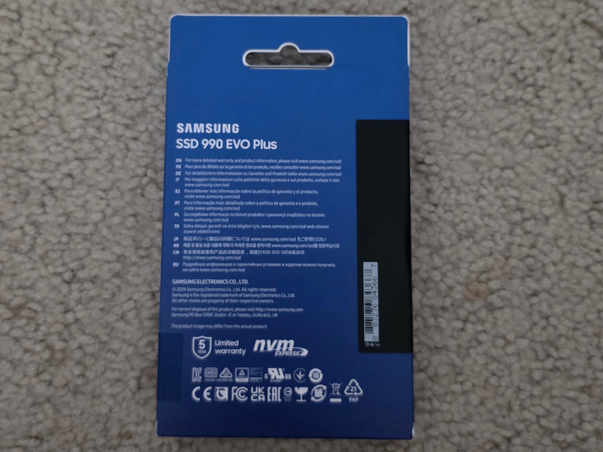 Samsung 990 Evo Plus 4TB NVME M.2 2280 SSD Brand New Sealed