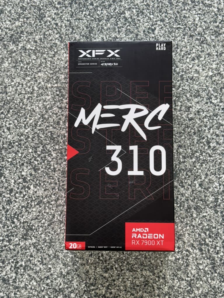 7900 XT XFX - Speedster MERC310 AMD Radeon RX 7900XT 20GB GDDR6 PCI Express 4.0 Gaming Graphics Card