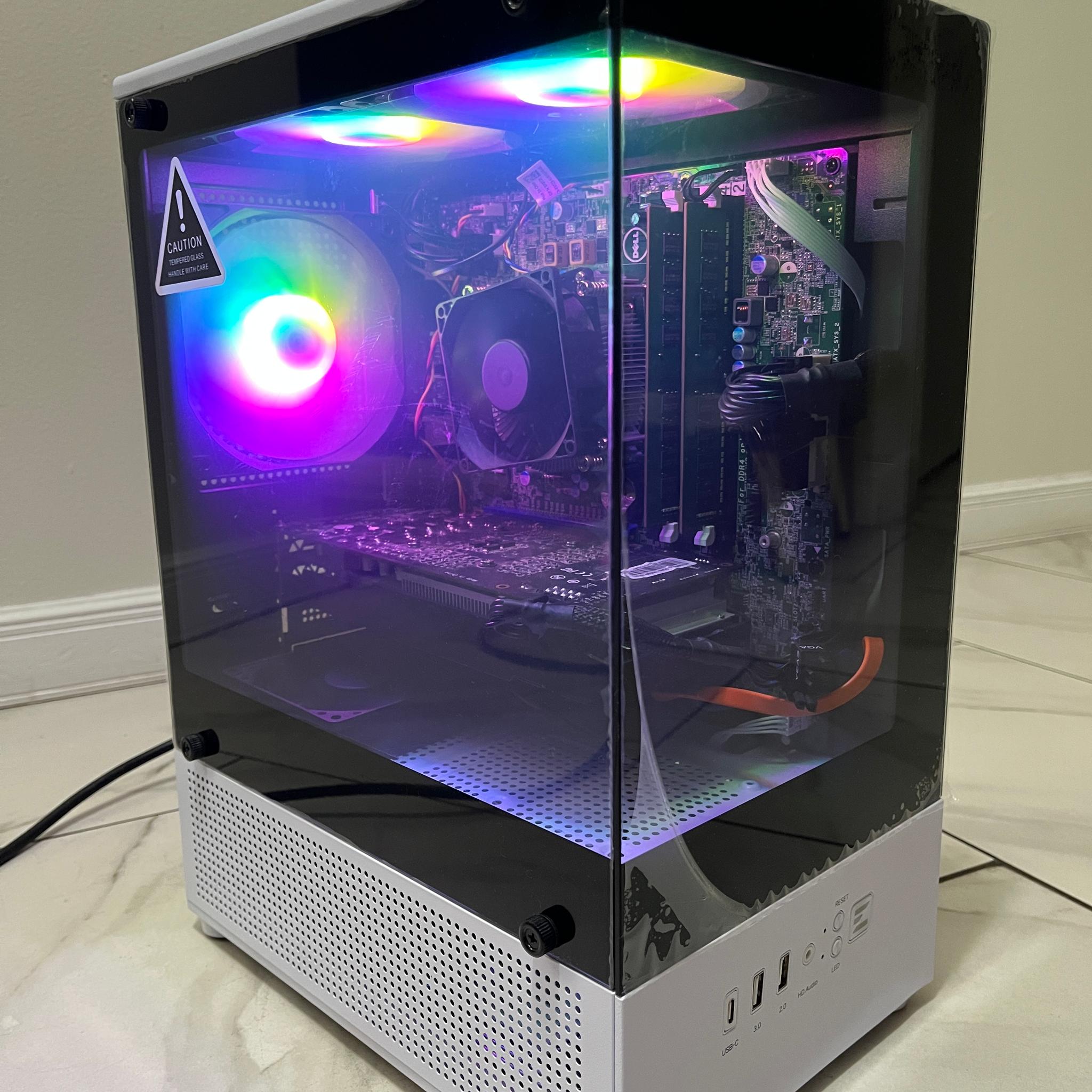 NVIDIA RTX 2060, Intel i7-6700, 16GB RAM, 740GB Storage - Gaming PC w/Wi-Fi & BT
