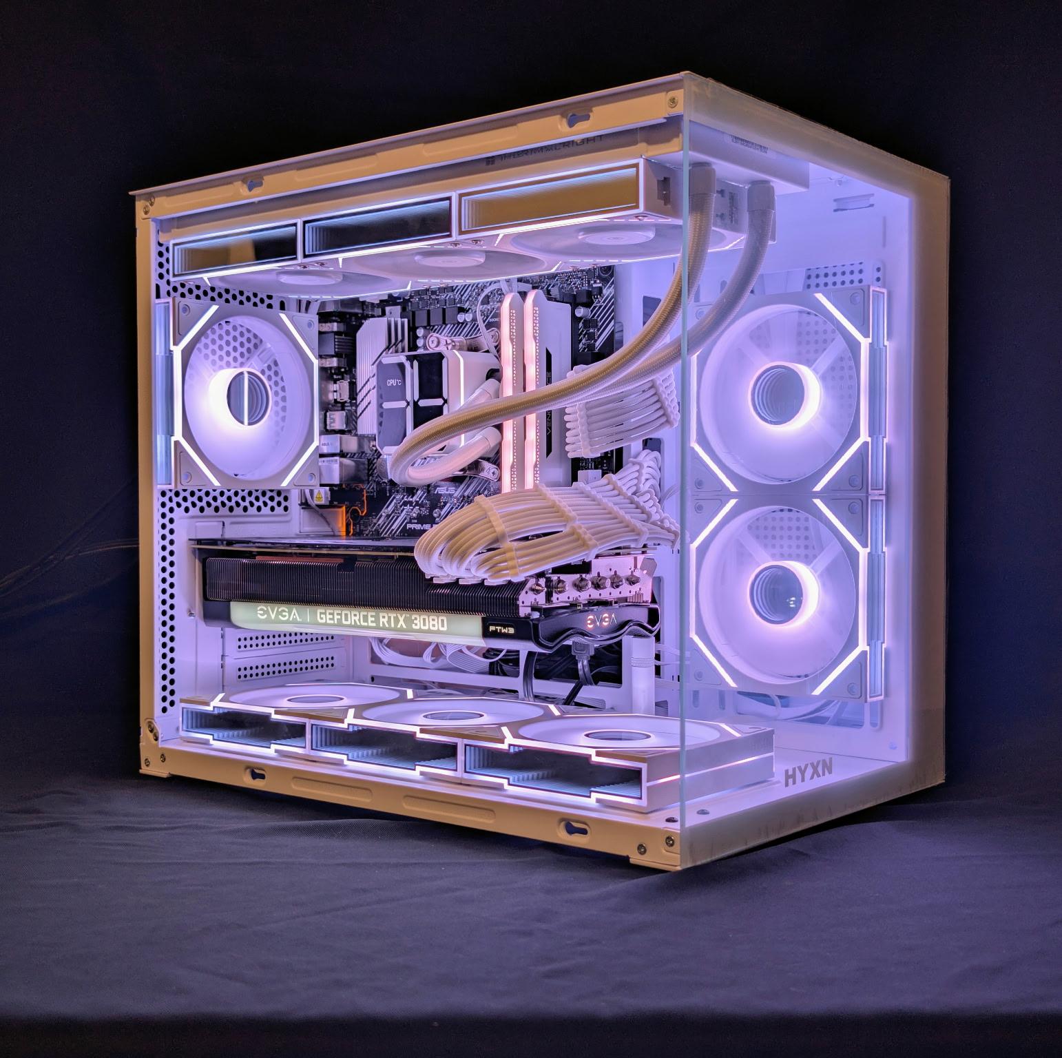 White Gaming PC | RTX 3080, R7 5800X, 32GB RAM, 1TB SSD