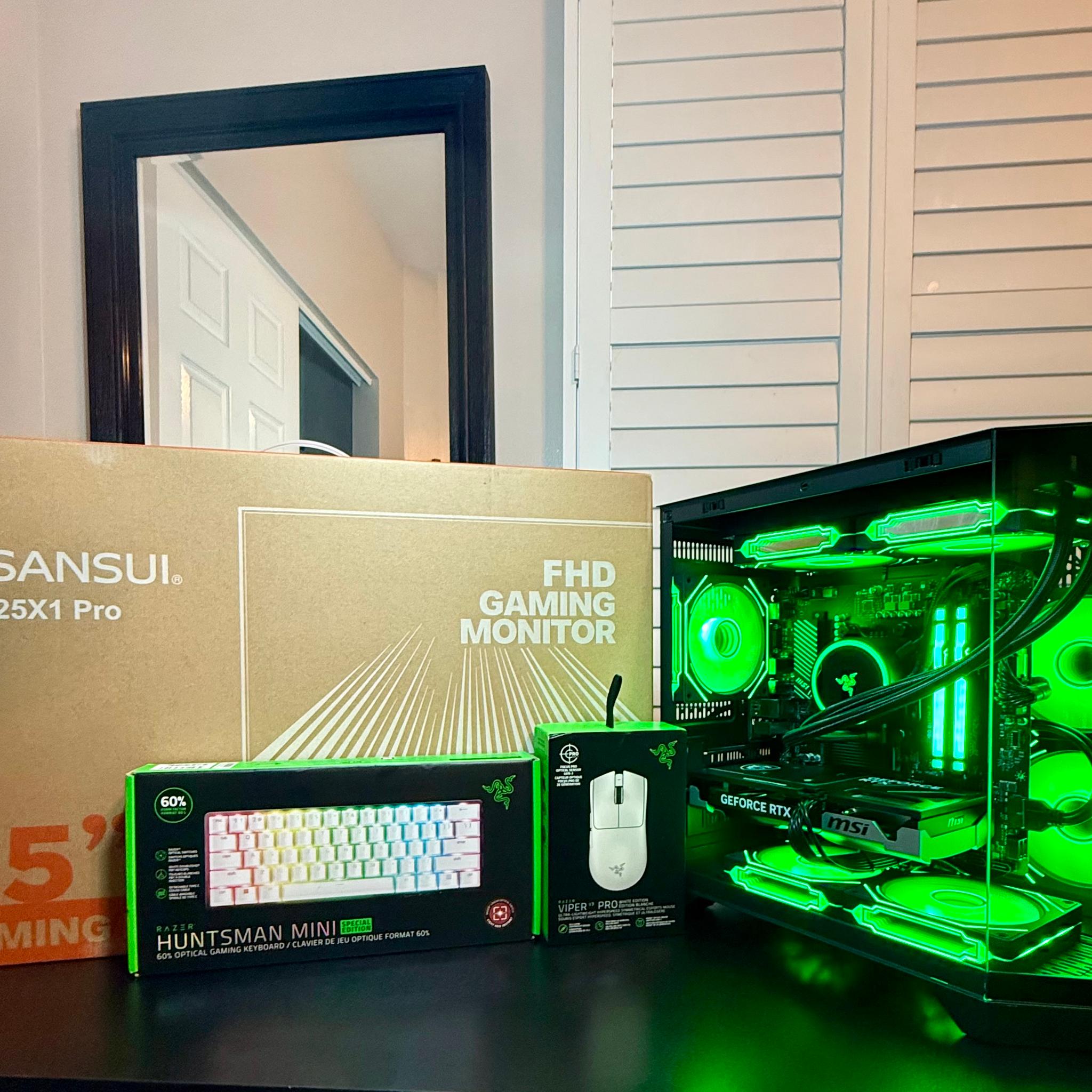 🏆 Complete E-Sports Setup - 5060Ti Gaming PC + 320Hz Monitor + Pro Razer Peripherals