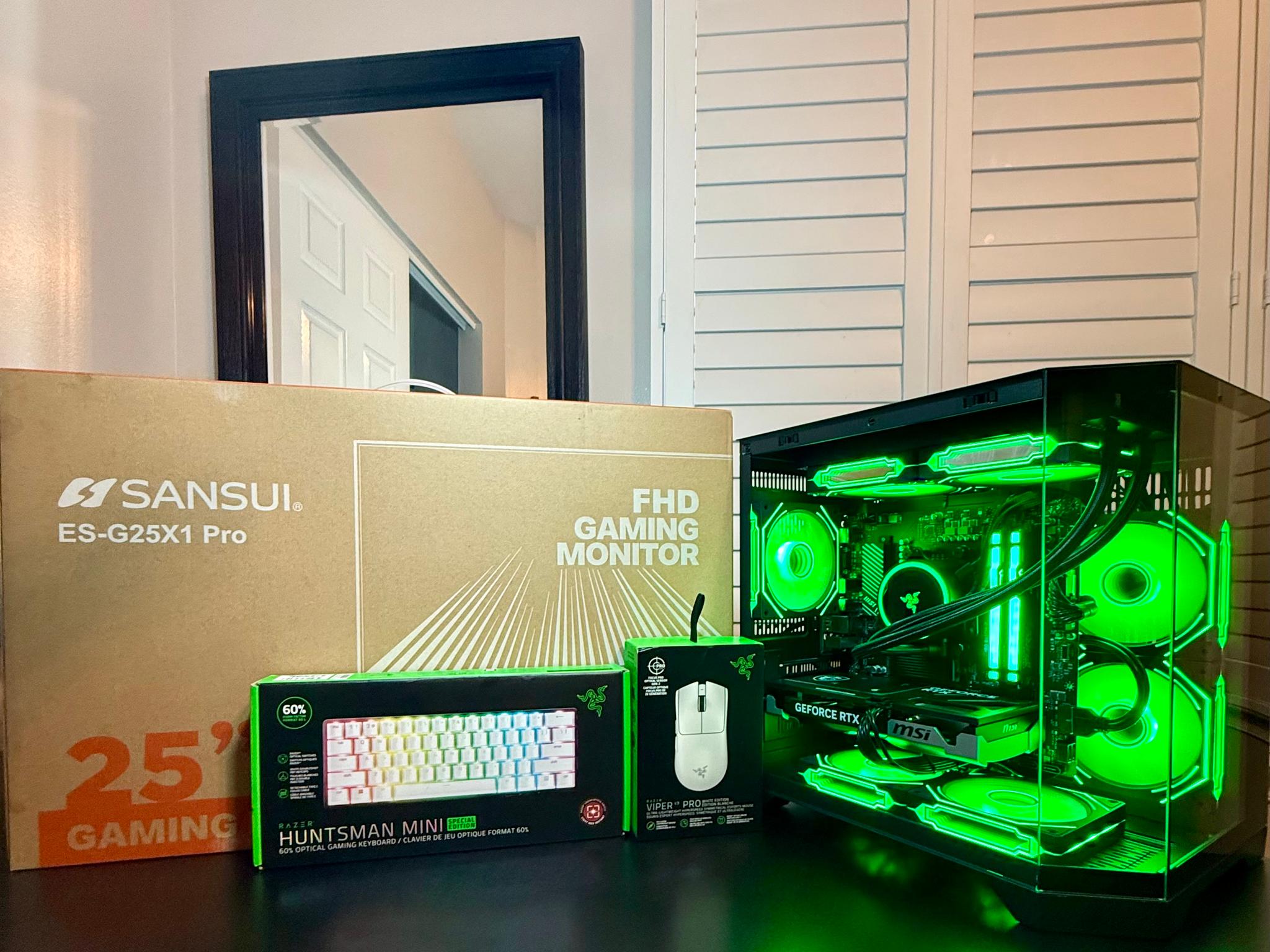 🏆 Complete E-Sports Setup - 5060Ti Gaming PC + 320Hz Monitor + Pro Razer Peripherals