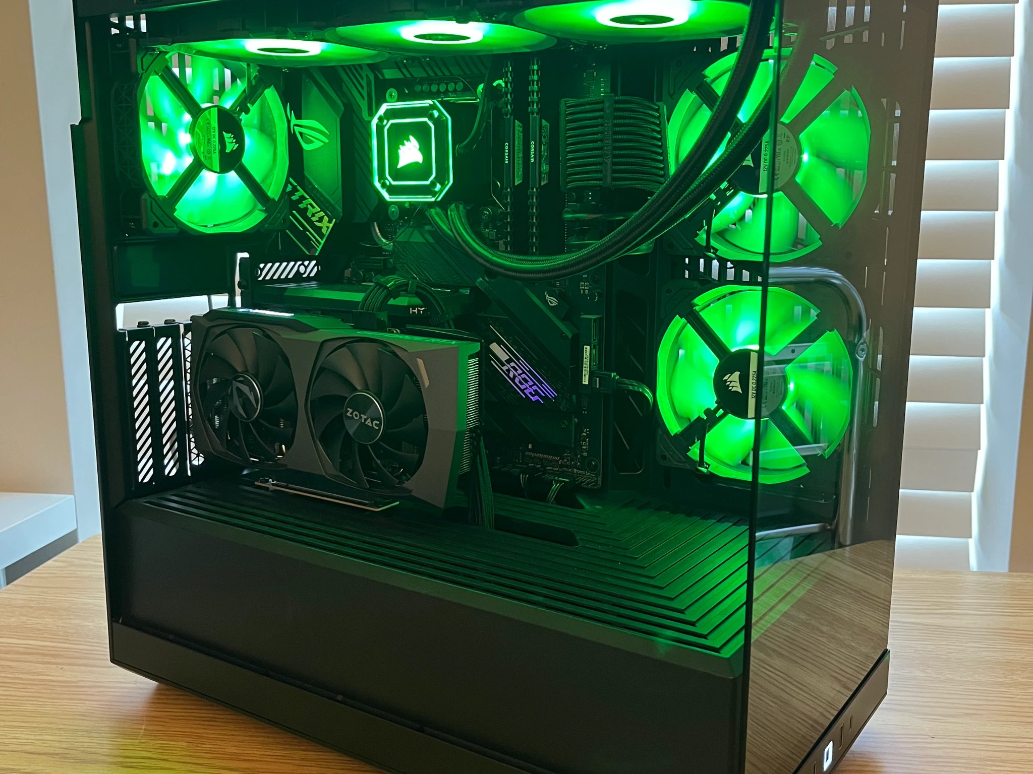 🔥⚫Black RGB Gaming PC | i7-10700K | RTX 3060TI | 32GB DDR4 | Wifi & BT⚫🔥