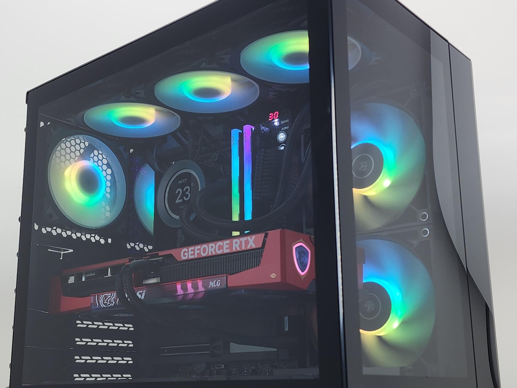Gaming PC Ryzen 7 9700X 32GB RAM 1TB SSD RTX 5070 Ti 16GB Windows 11 Computer