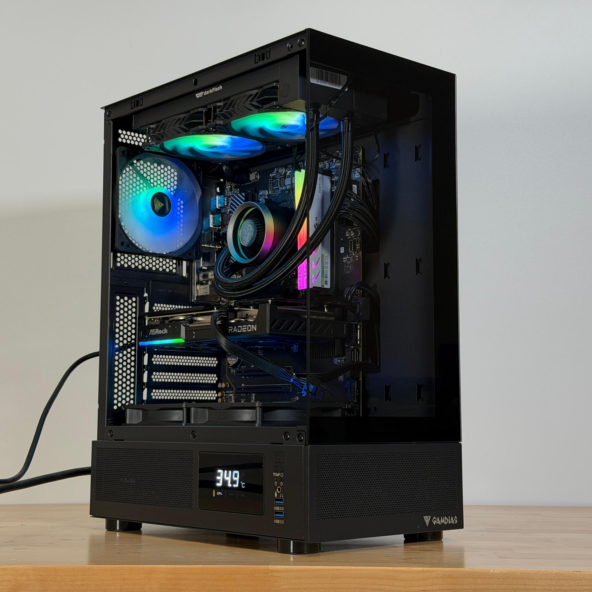 RX 9060XT 16gb Ryzen 5 7600x3d Gaming PC