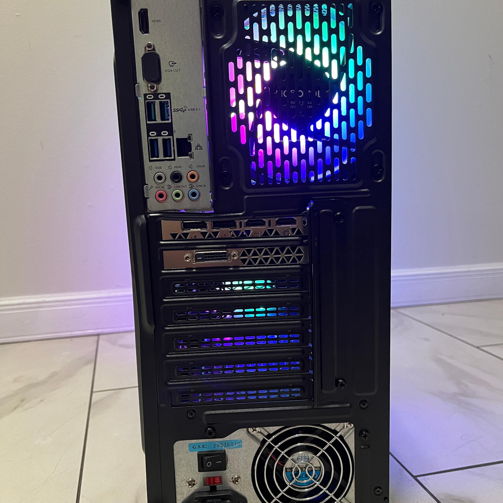 Budget Gaming PC - Intel i5-6400, NVIDIA GTX 1060 6GB, 12GB RAM, 756GB Storage, w/ Wi-Fi & BT