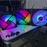 10 Montech Backlit Non PWM Fans (New)