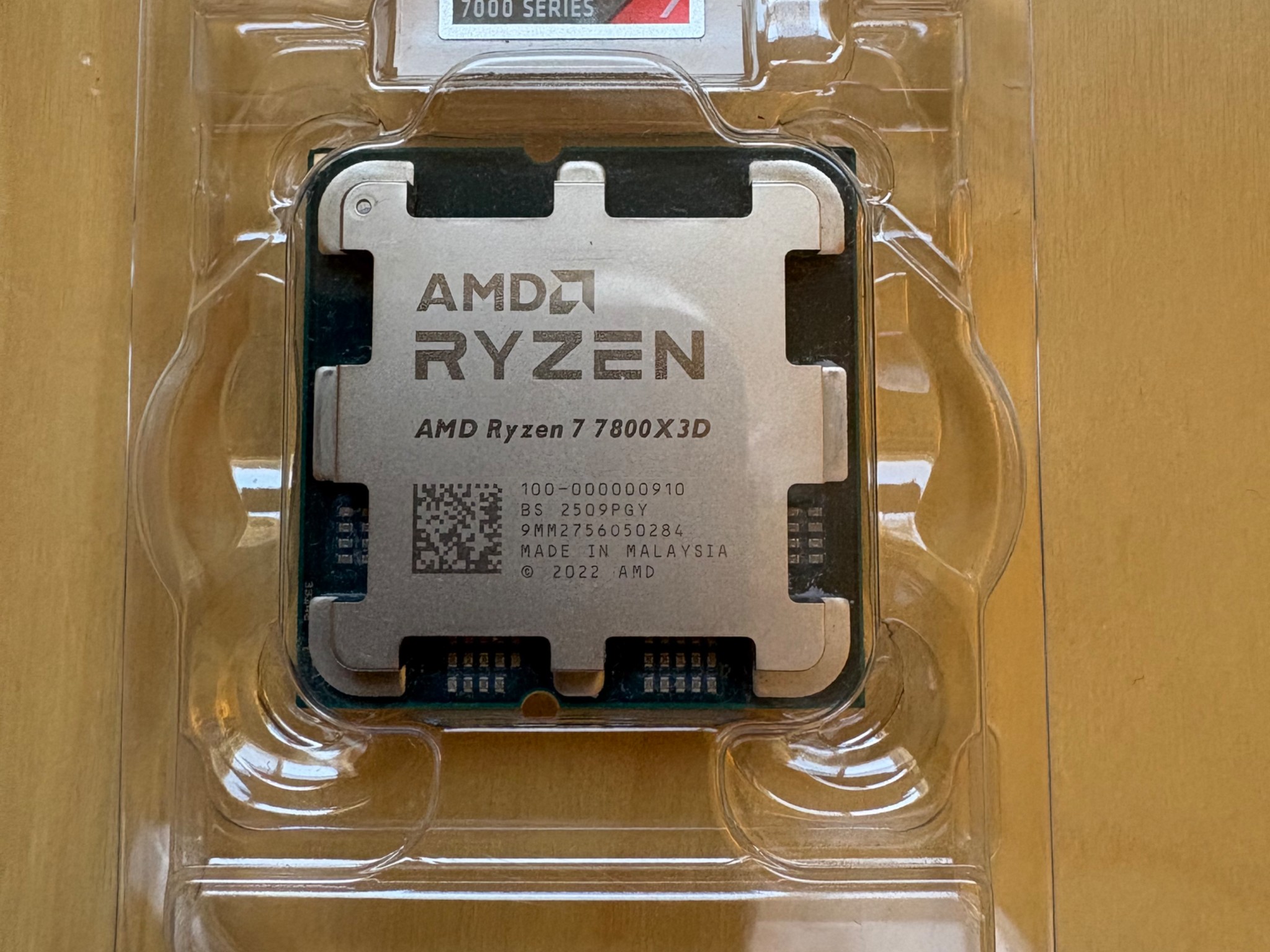 AMD Ryzen 7 7800X3D 8 Cores/16 Threads 4.2GHz AM5 with AMD 3D V-Cache