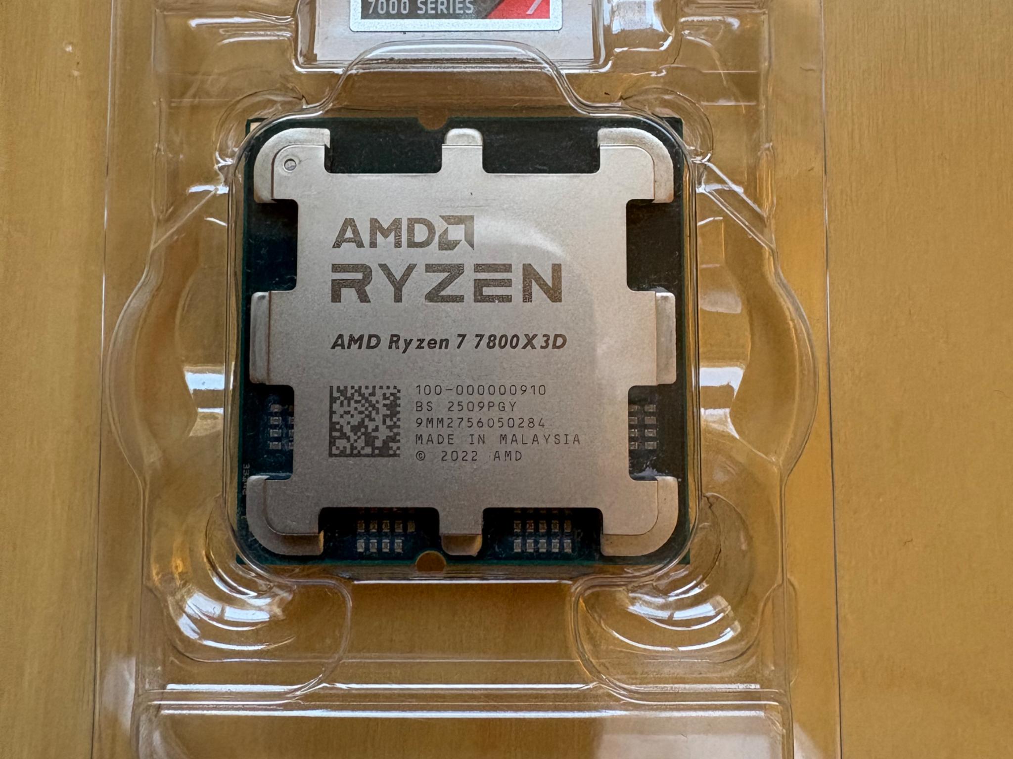 AMD Ryzen 7 7800X3D 8 Cores/16 Threads 4.2GHz AM5 with AMD 3D V-Cache