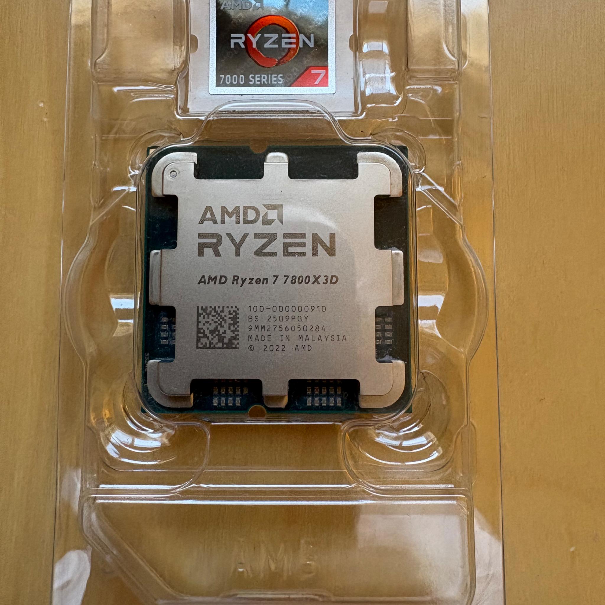 AMD Ryzen 7 7800X3D 8 Cores/16 Threads 4.2GHz AM5 with AMD 3D V-Cache