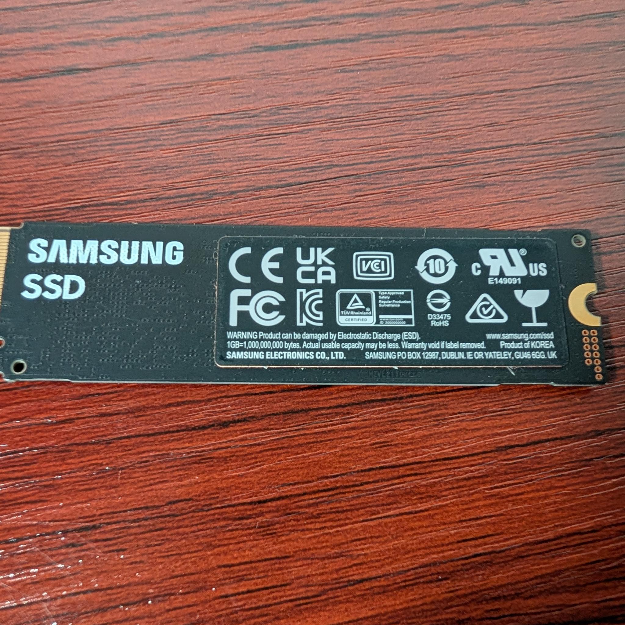 (x2) Samsung 980 Pro 1TB M.2 NVMe SSDs *100% Health*