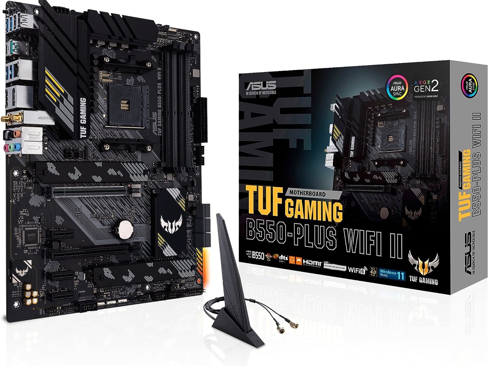 ASUS B550-PLUS TUF Gaming WiFi II AMD AM4 ATX Motherboard DDR4
