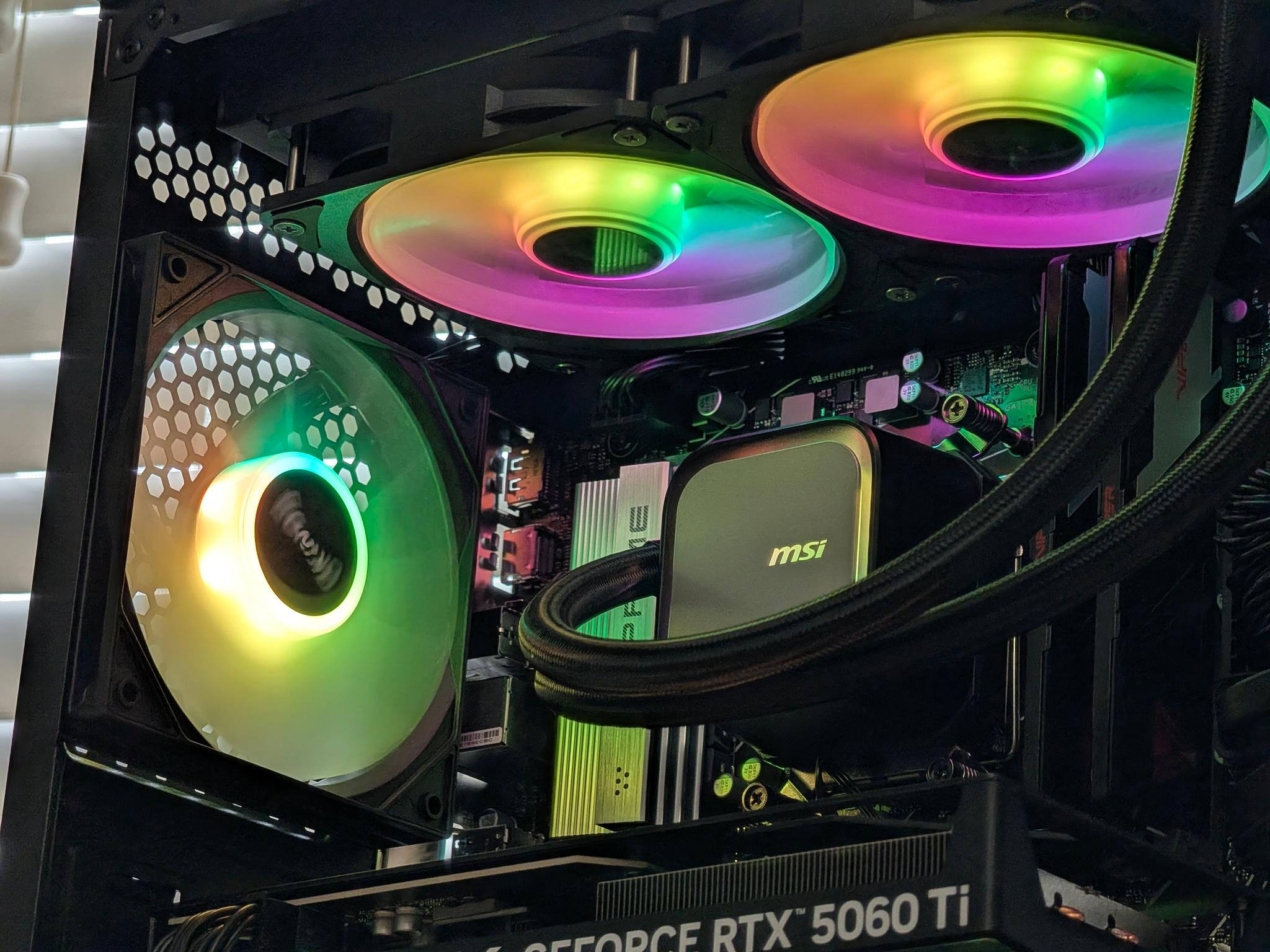 🌈🖤Ryzen 5 9600x | RTX 5060TI 16GB | 32GB DDR5 | 2TB SSD | Gaming PC🖤🌈