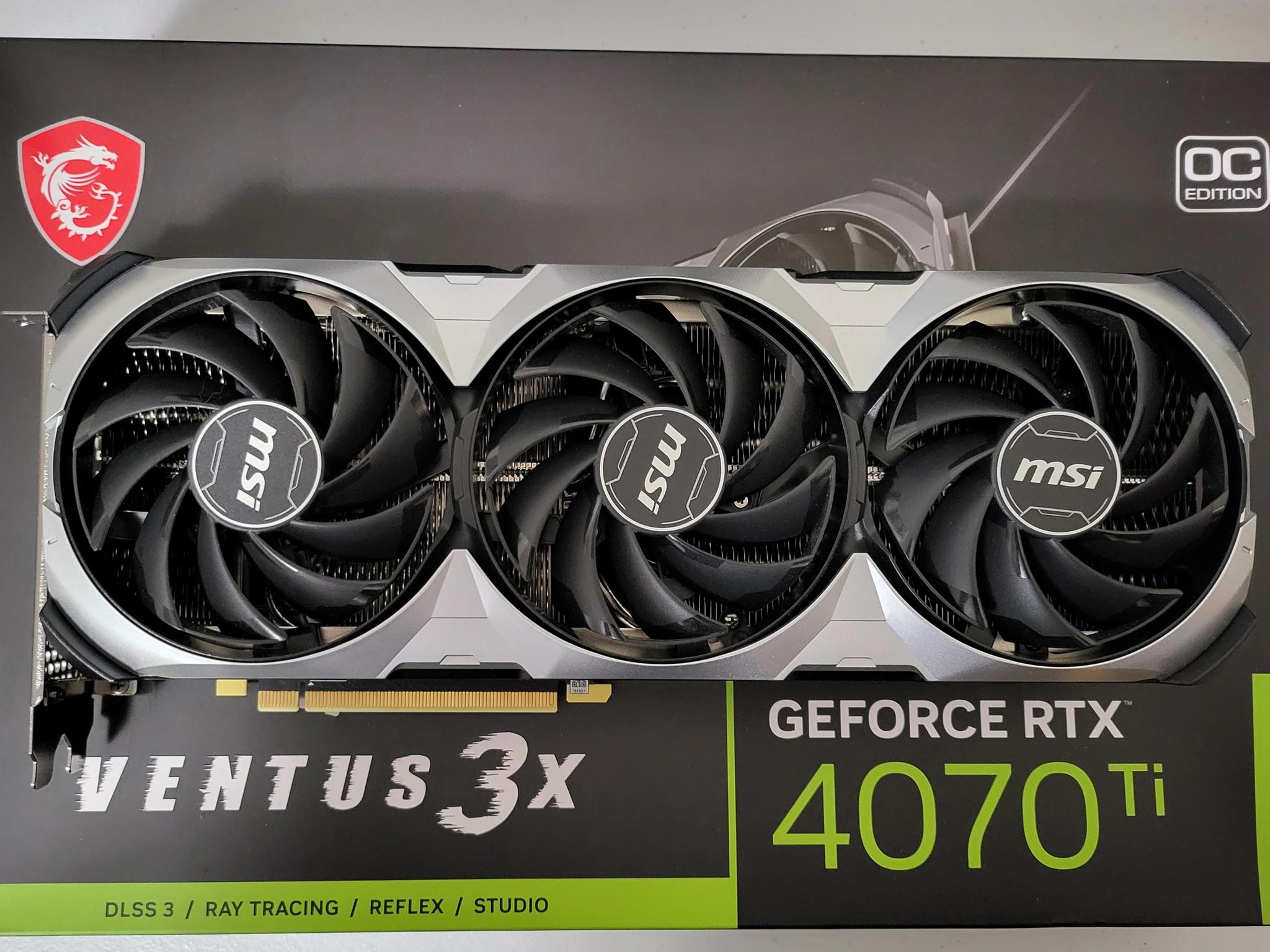MSI Ventus 3x RTX 4070ti