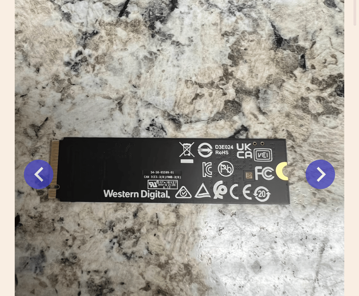 WD SN750 1TB SSD Gen 4 
