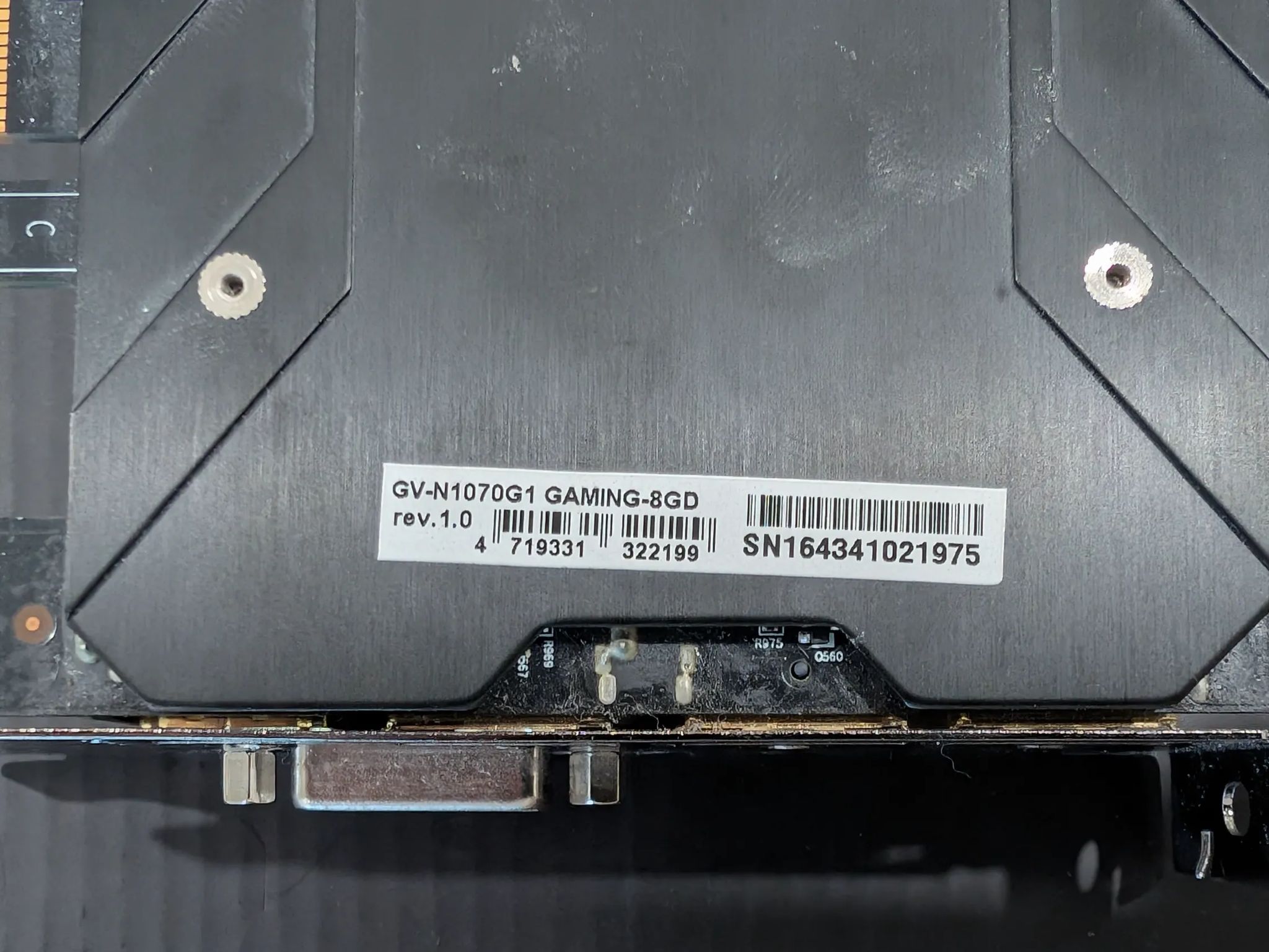USED - GIGABYTE GV-N1070G1 GAMING-8GD Rev1.0 GeForce GTX 1070 G1 Computer Graphics Card