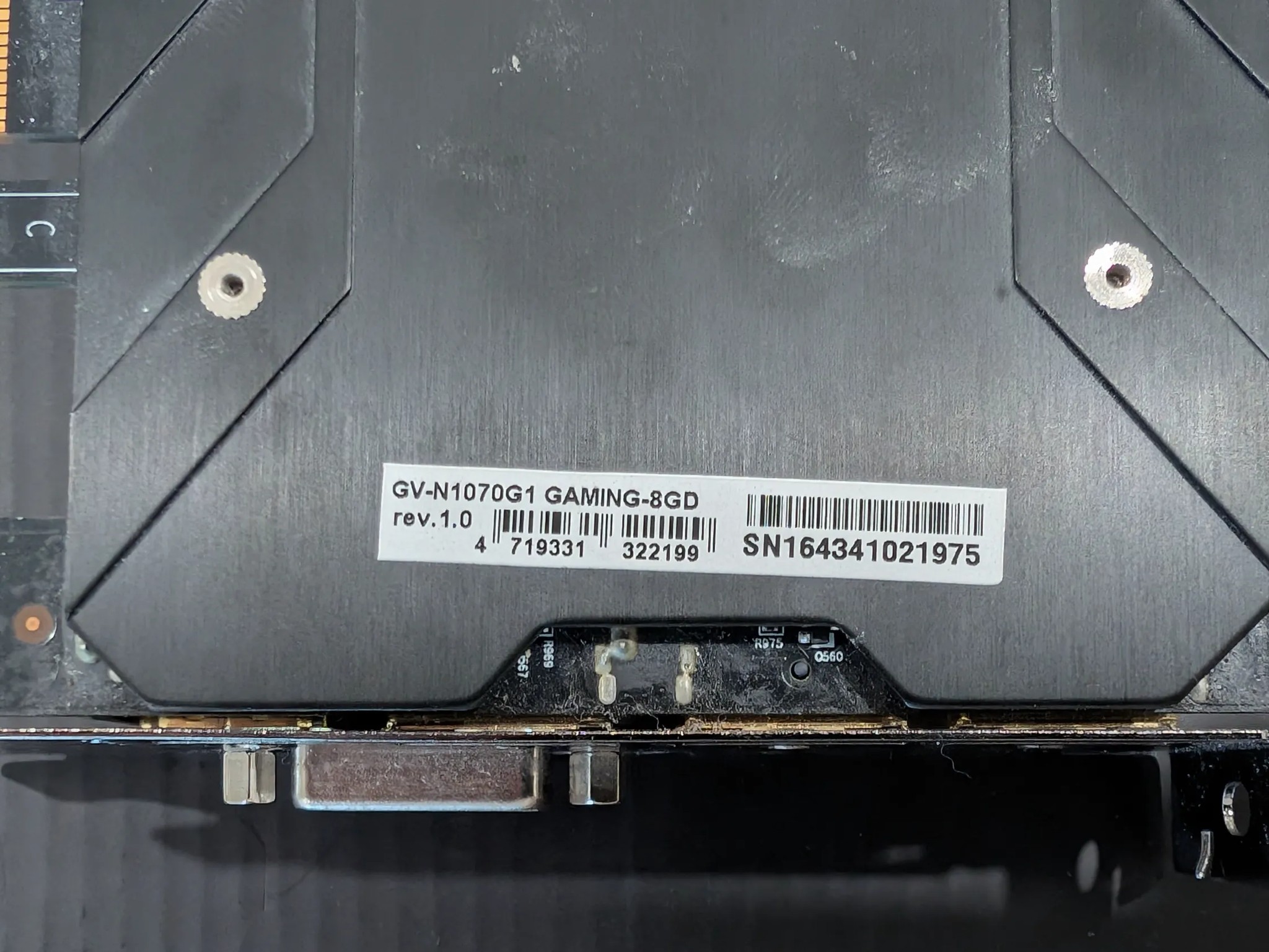 USED - GIGABYTE GV-N1070G1 GAMING-8GD Rev1.0 GeForce GTX 1070 G1 Computer Graphics Card