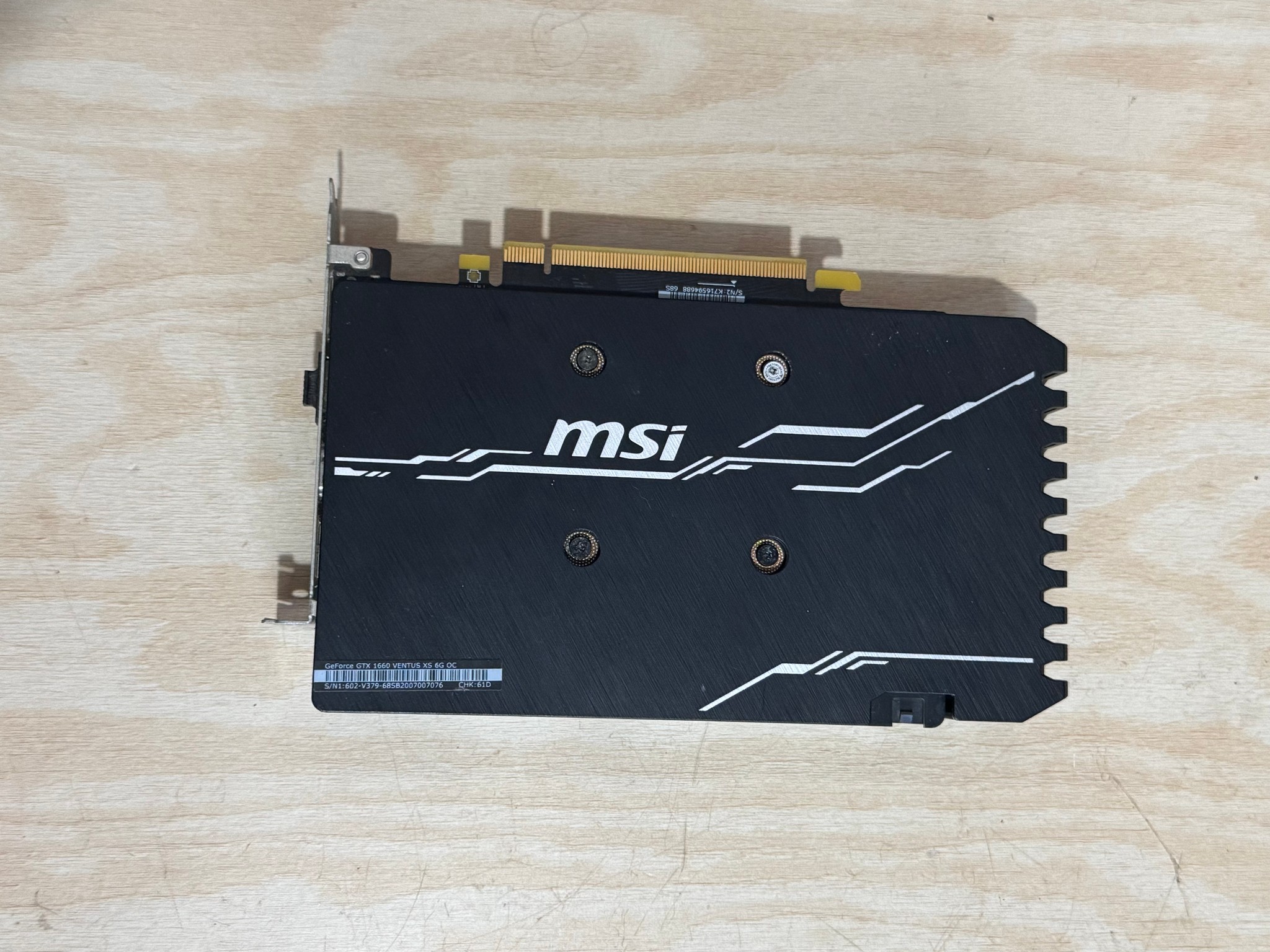 MSI GeForce GTX 1660 VENTUS XS OC