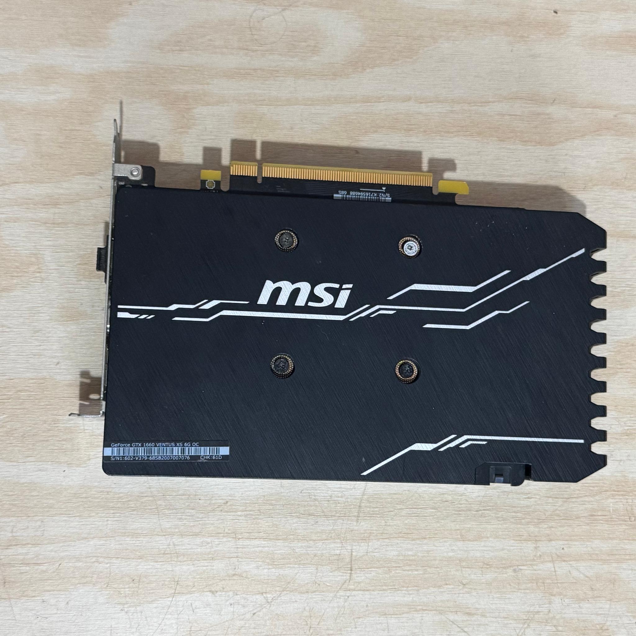 MSI GeForce GTX 1660 VENTUS XS OC