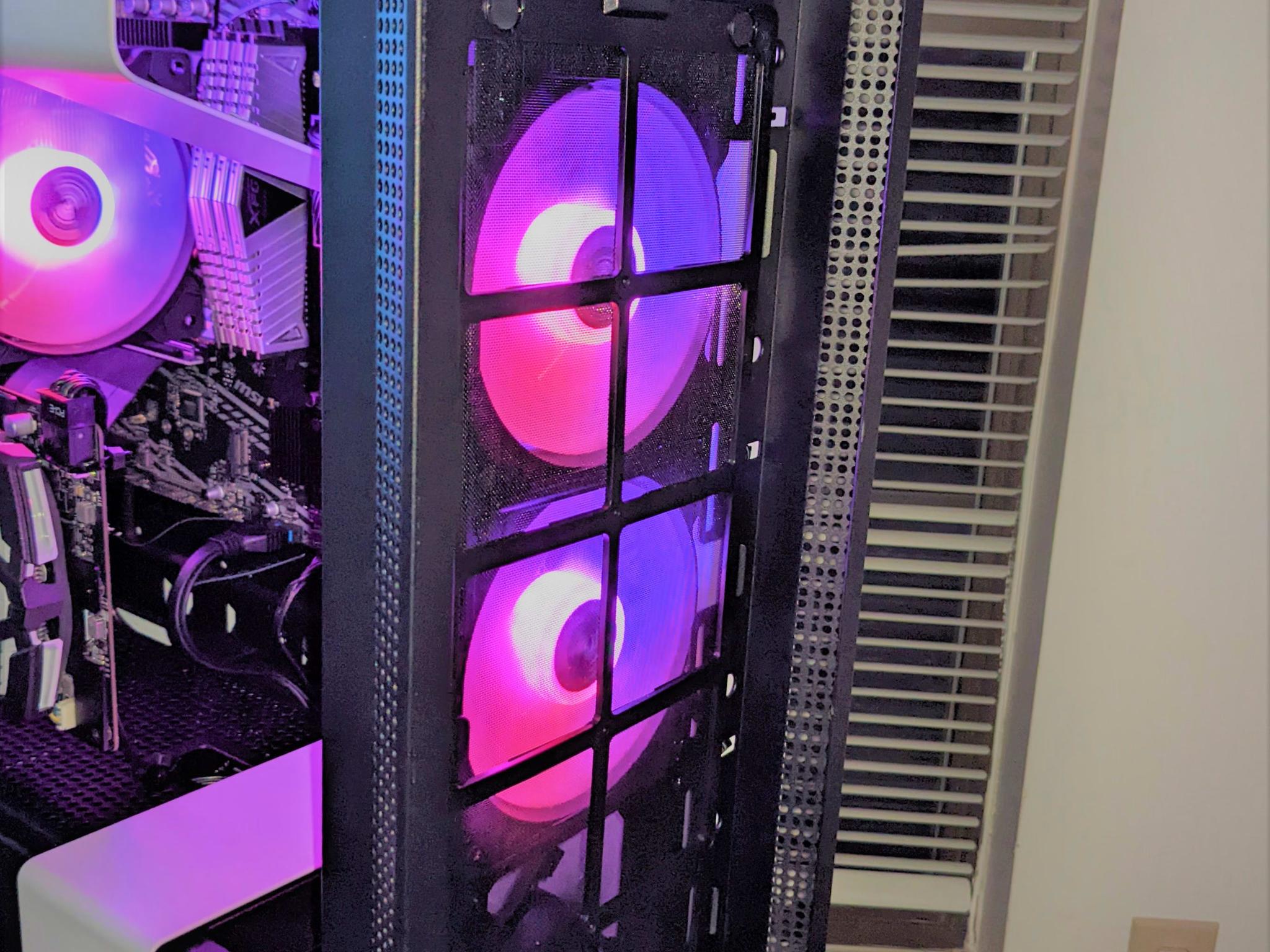 "Red Dragon" 15 sec bootup! Gaming PC GTX 1070 i5-10400 6c@4ghz 16gb DDR4-3000 NVME SSD Wifi/BT