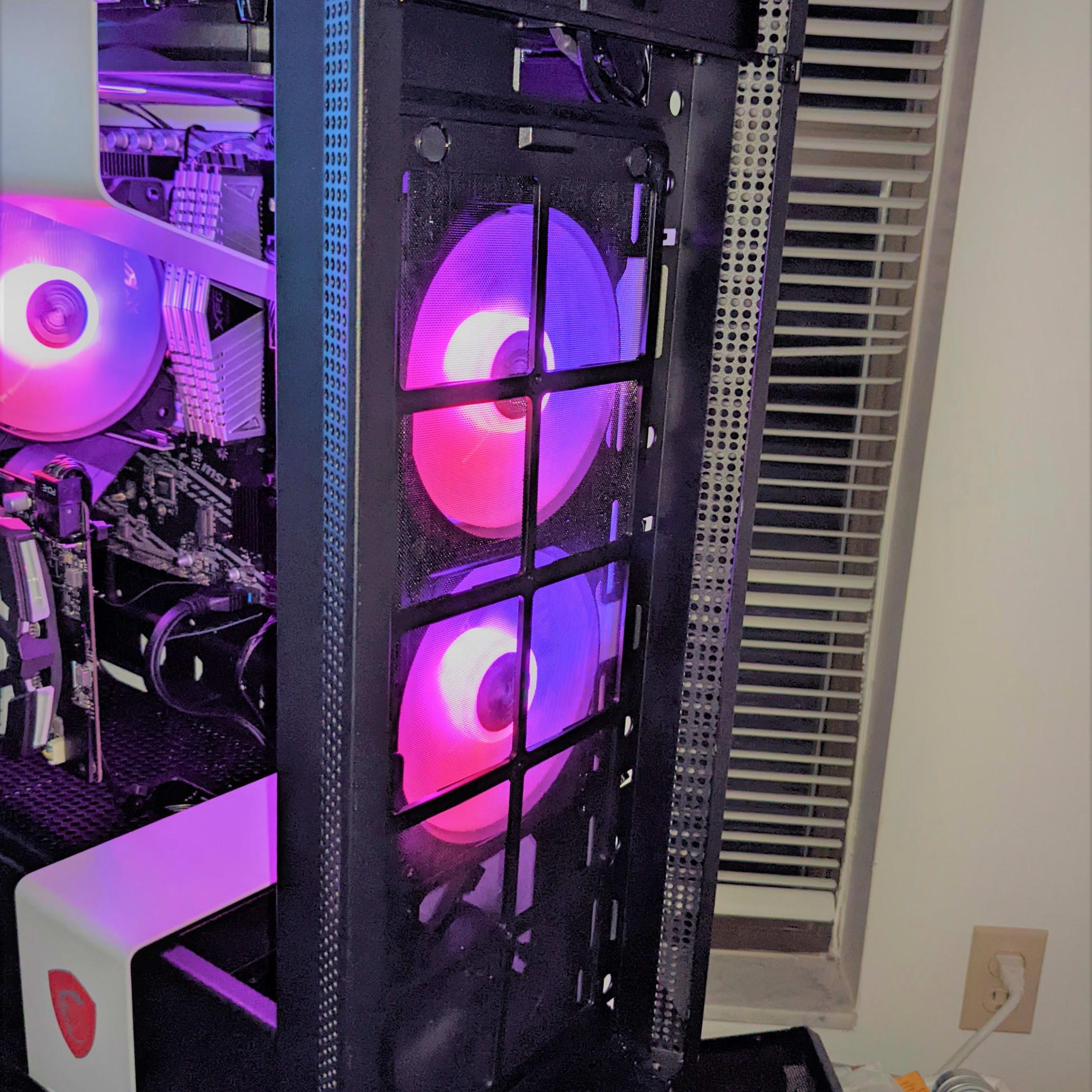 "Red Dragon" 15 sec bootup! Gaming PC GTX 1070 i5-10400 6c@4ghz 16gb DDR4-3000 NVME SSD Wifi/BT