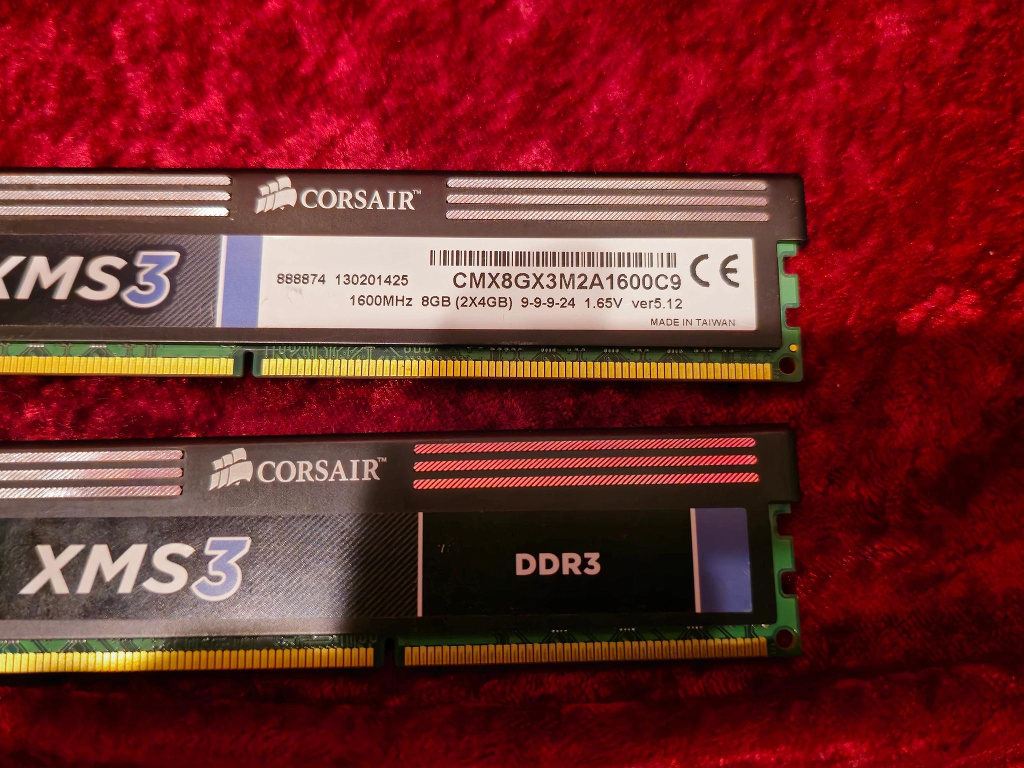 Corsair XMS3 DDR3 8GB (2x4GB)