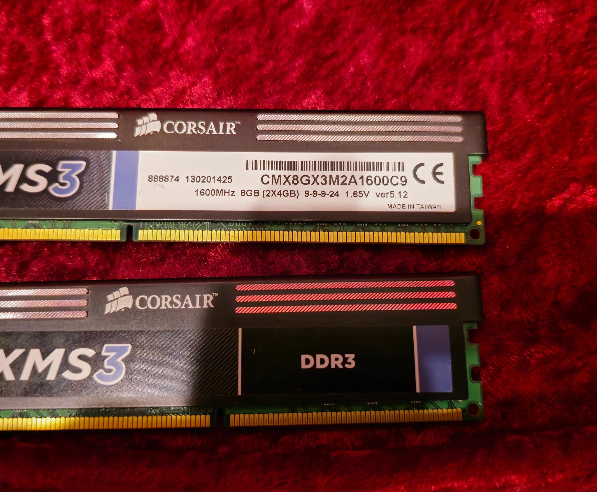 Corsair XMS3 DDR3 8GB (2x4GB)