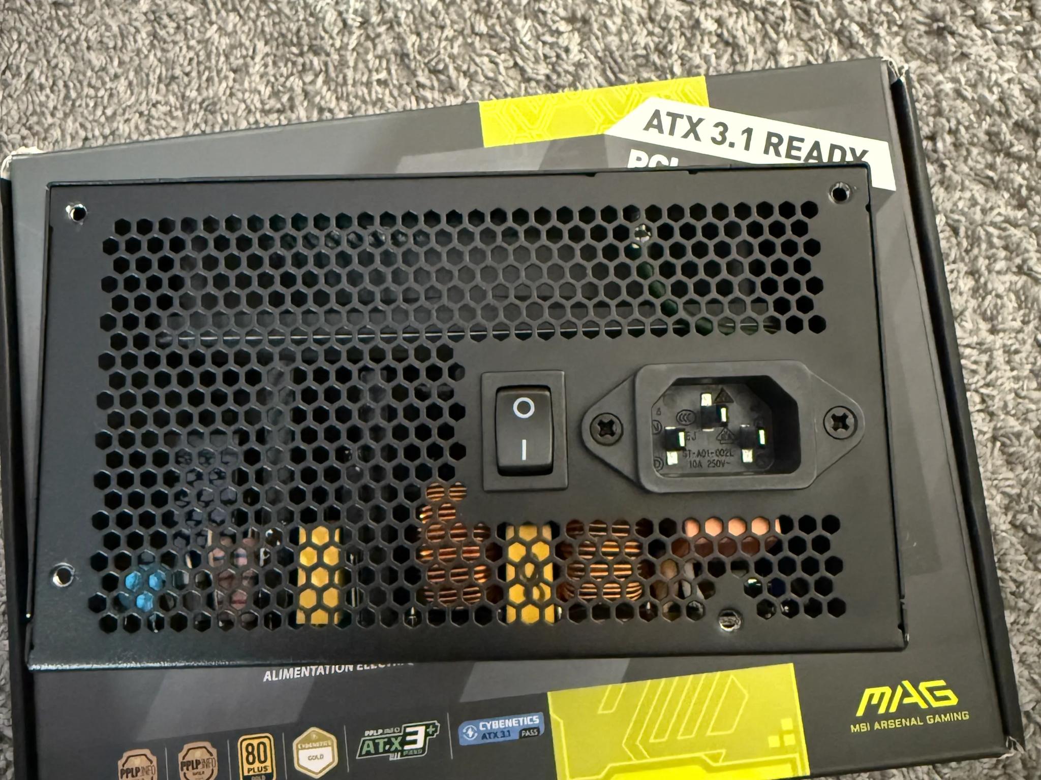 MSI MAG A850GL PSU