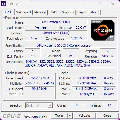 [Prometheus] || Ryzen 5 5600X + Radeon RX 7600 8GB w/ 1TB M.2 NVMe Storage & 16GB of DDR4 RAM