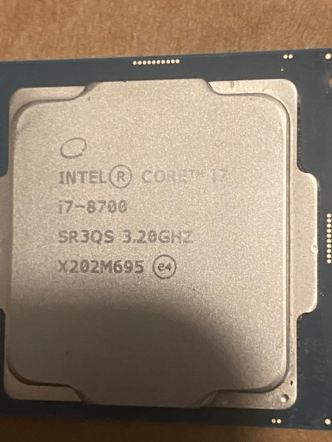Intel Core i7-8700 3.2 GHz 6-Core Processor