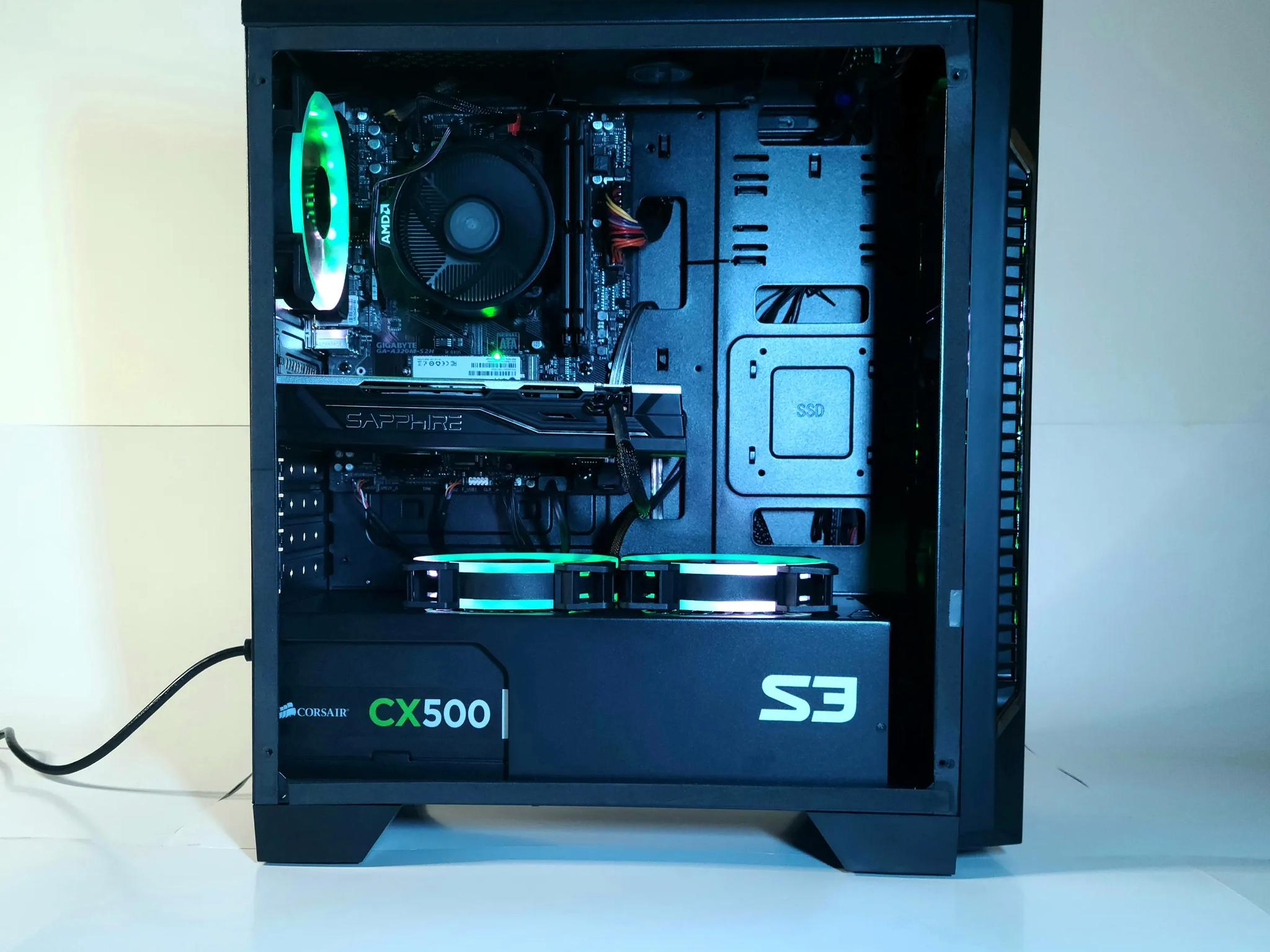 Z90 Gaming PC Radeon Custom Windows 11 1000GB AMD Desktop RGB controlled!