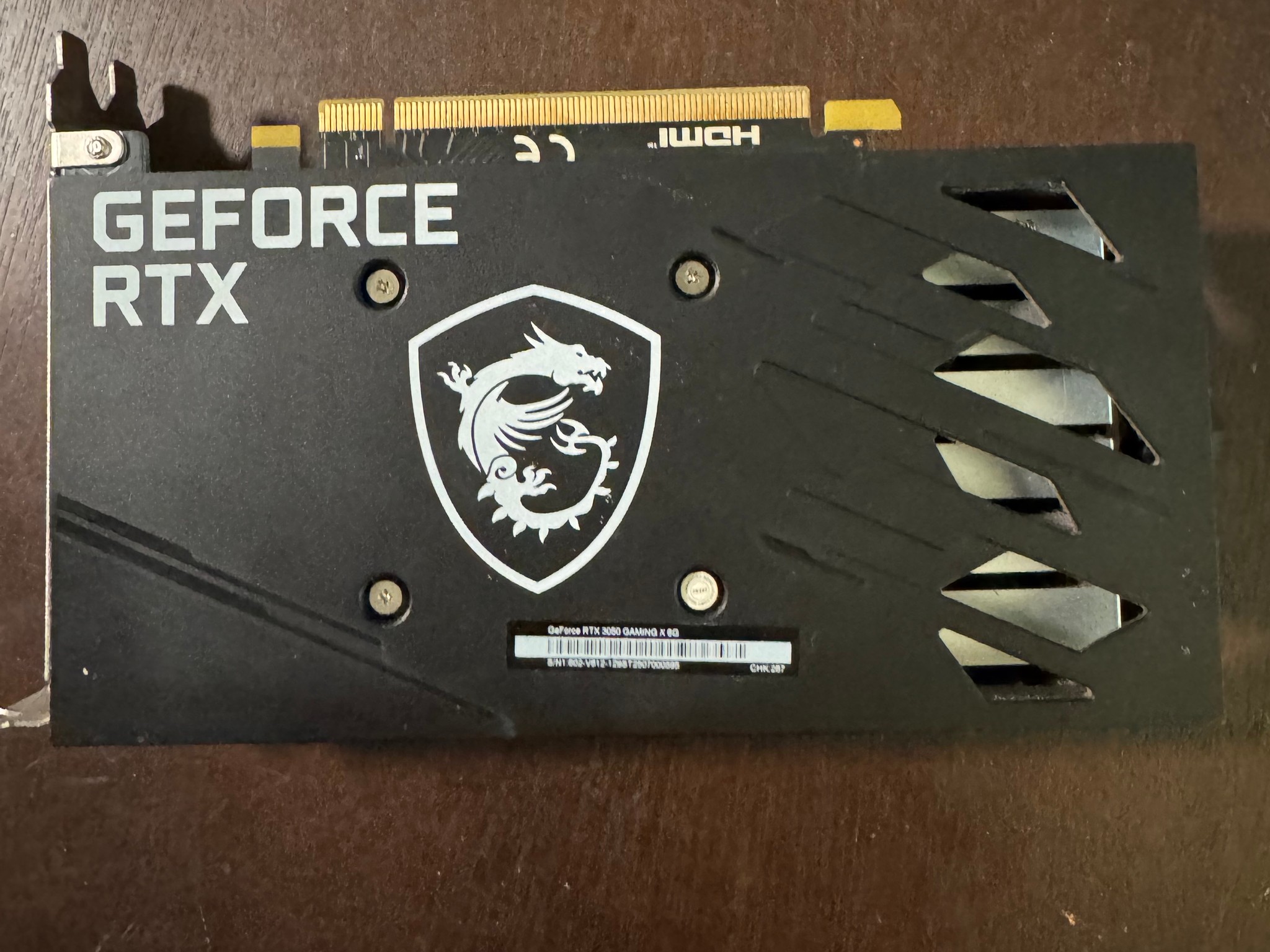 MSI GAMING X GeForce RTX 3050 6GB