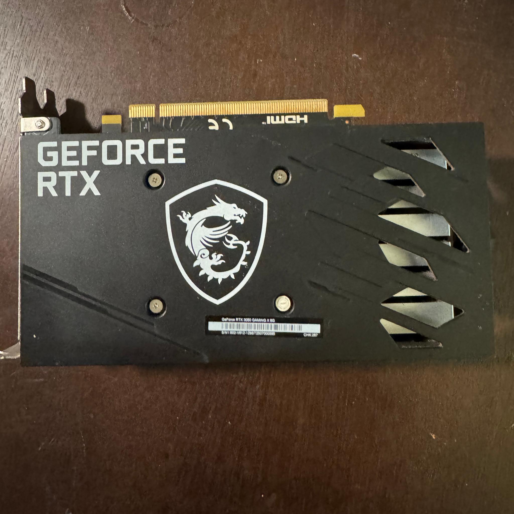 MSI GAMING X GeForce RTX 3050 6GB