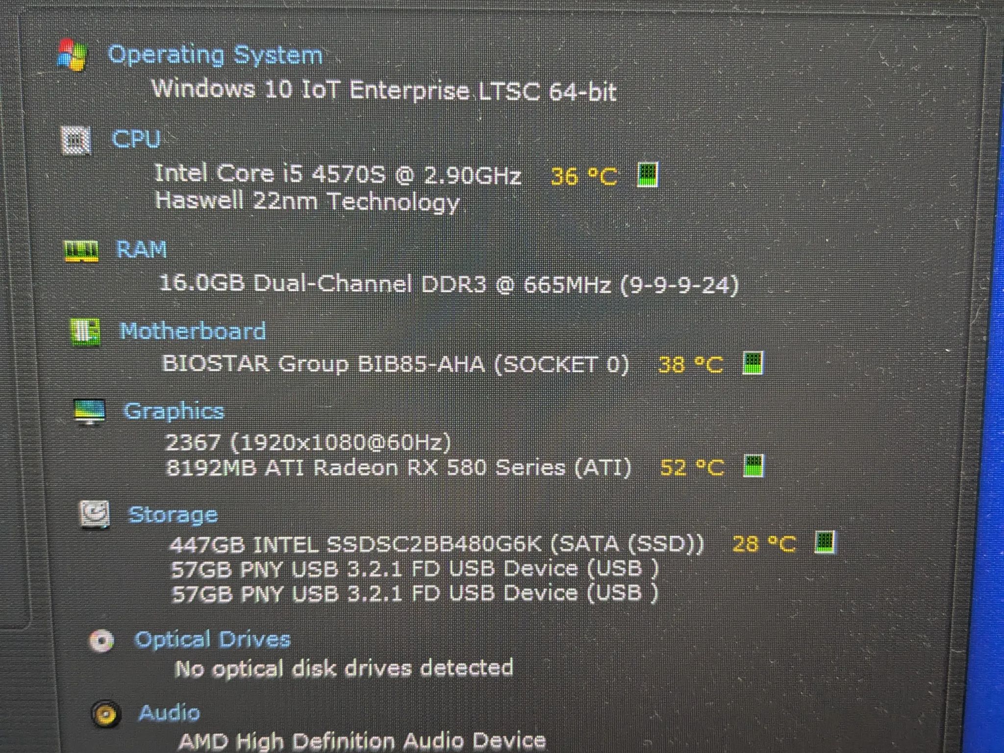 100 FPS Fortnite | 180 Day Warranty | i5-4570S, 16GB RAM, 480GB SSD, RX 580 8GB, RGB, Wifi, Win10