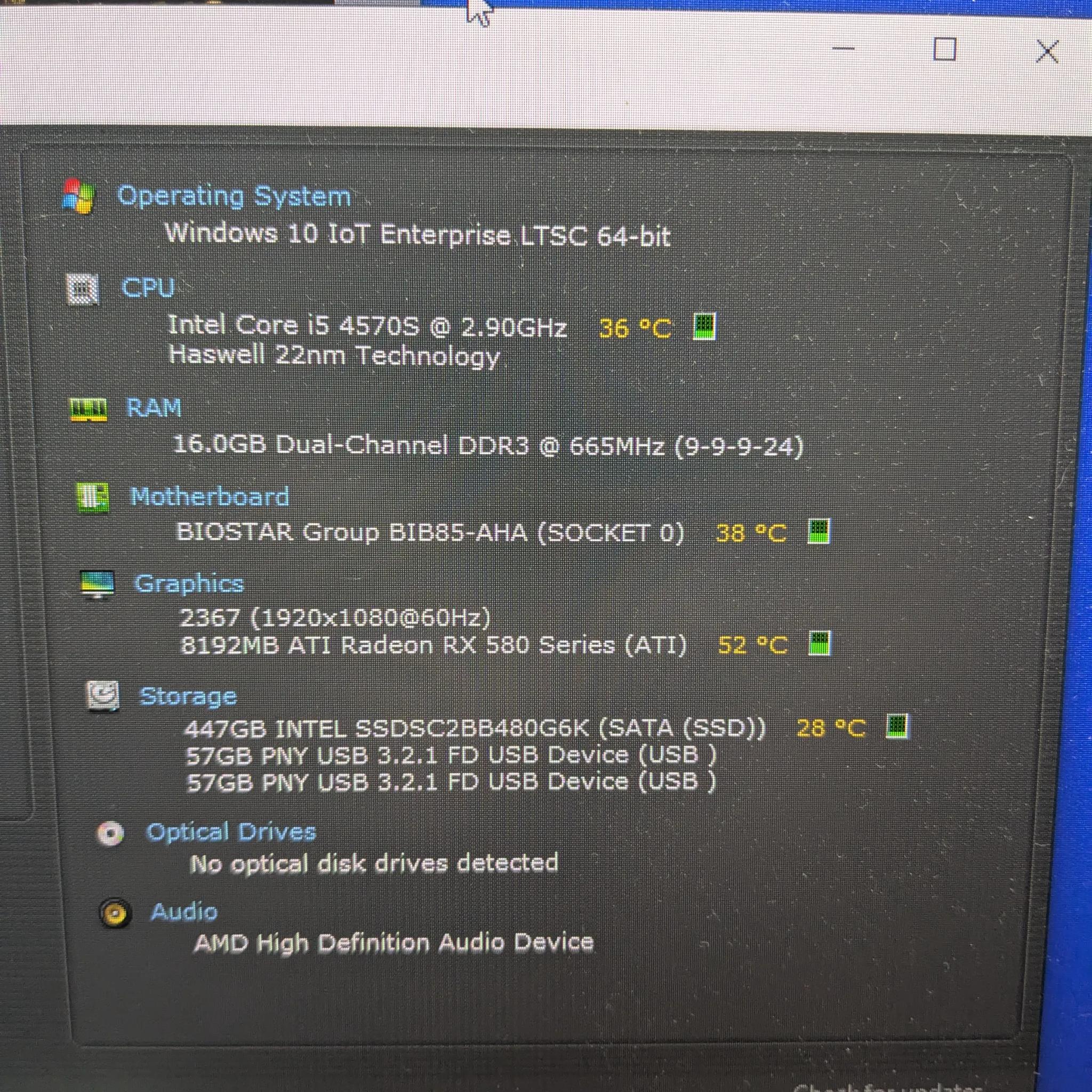 100 FPS Fortnite | 180 Day Warranty | i5-4570S, 16GB RAM, 480GB SSD, RX 580 8GB, RGB, Wifi, Win10