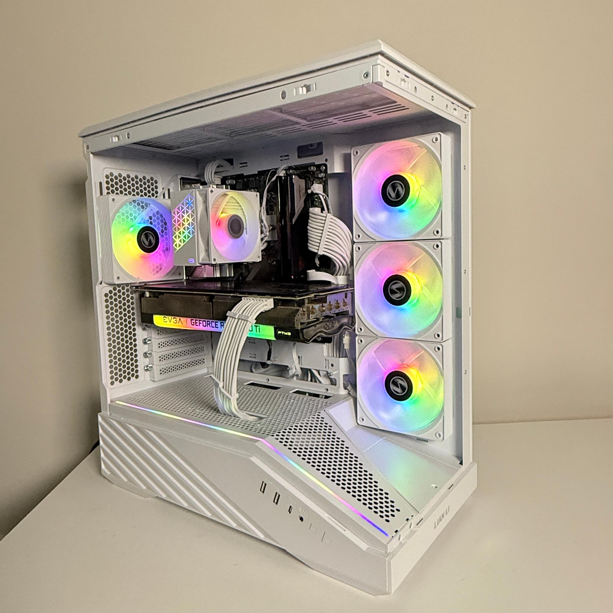 1440p Gaming | AMD RX 9060 xt 16gb| Ryzen 5 |16gb RAM, 1TB SSD| Lian Li V100r White Gaming PC