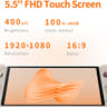 Mangmi Air X Game Console,5.5 Inch IPS LCD Android 14 System and 5000mAh Battery Video Games Console