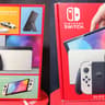 Nintendo Switch OLED White With Full Console Case and Grip