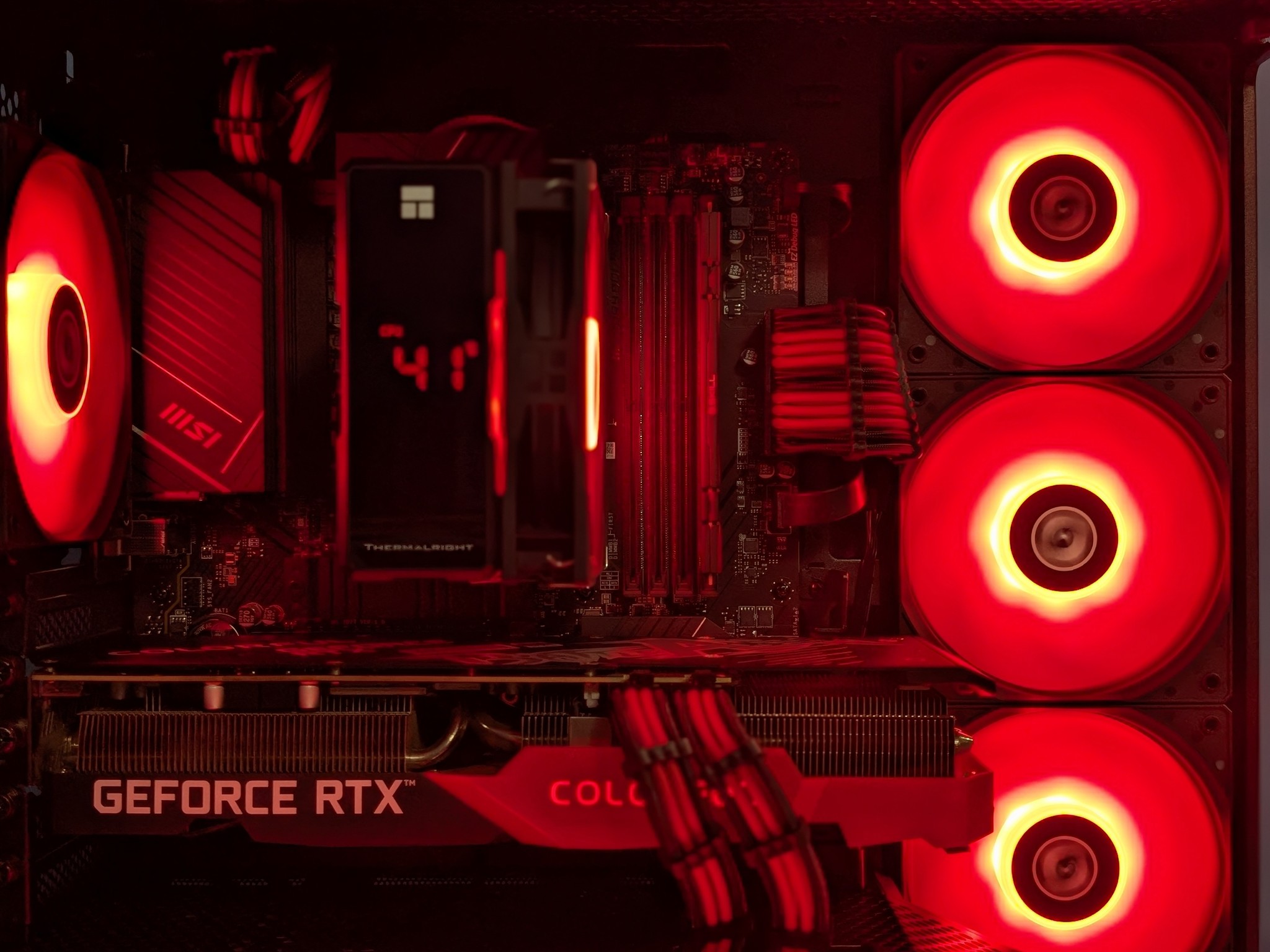 Crimson Apex | RTX 3070 | Ryzen 5 7500F | Red & Black Gaming PC