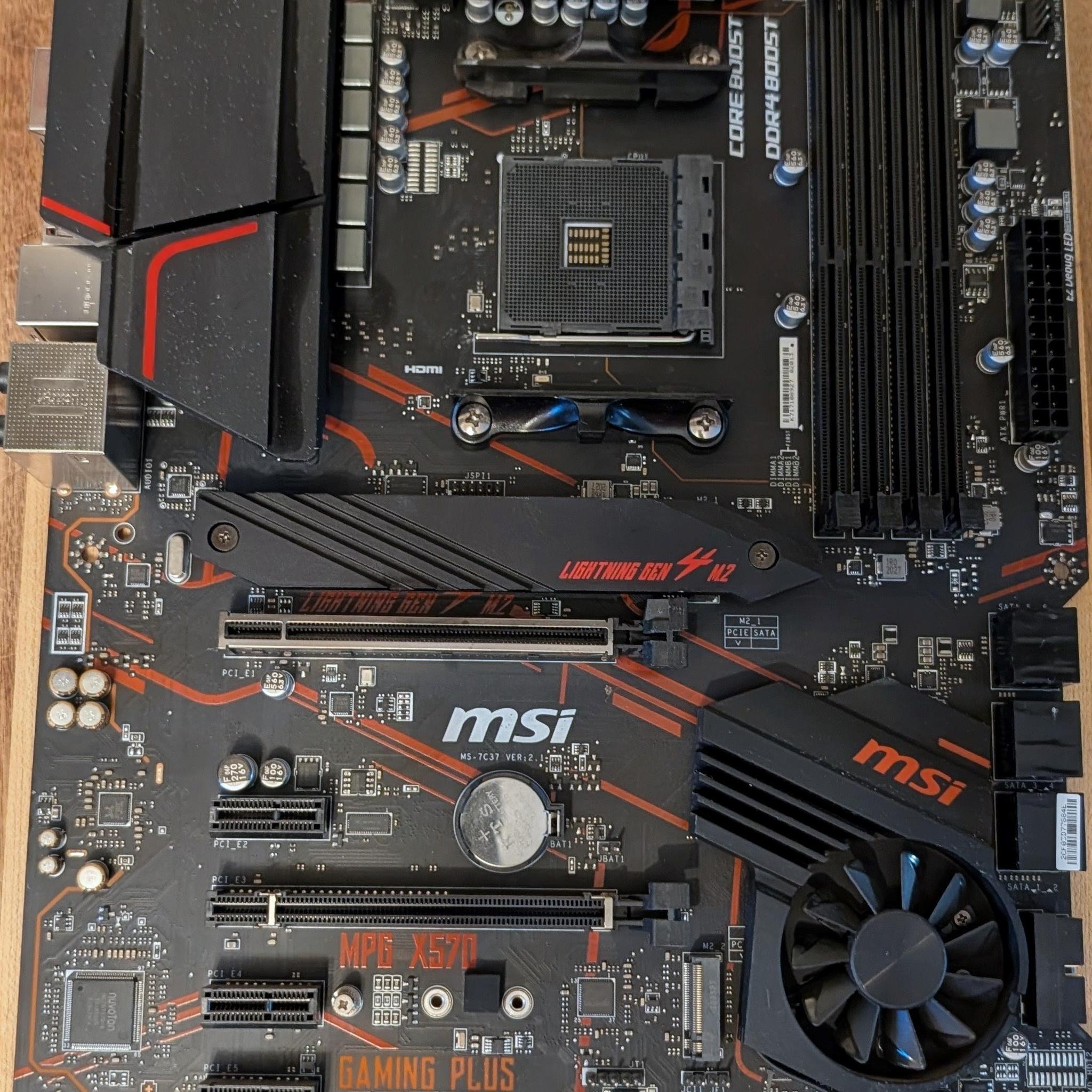 AM4 X570 MSI MPG Gaming Plus Full ATX