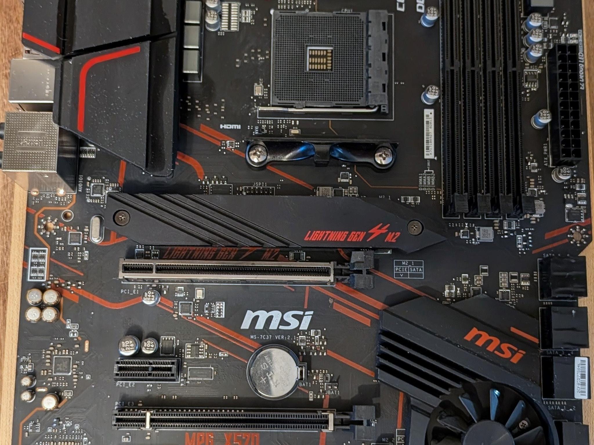 AM4 X570 MSI MPG Gaming Plus Full ATX