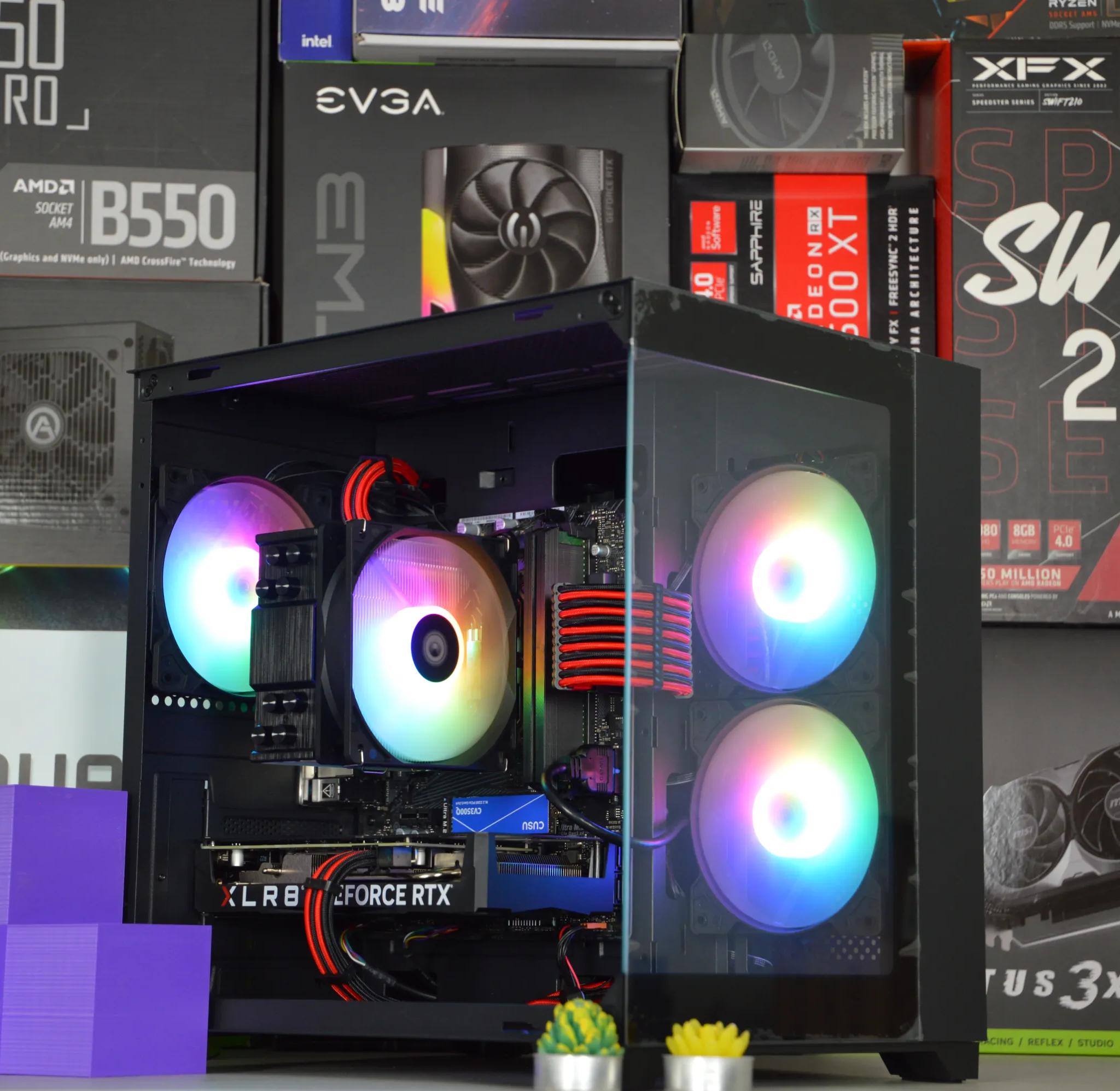 🌋🌋| RTX 4060 8GB | RYZEN 5 5500 | 16GB DDR4 RAM | 1TB NVME SSD | Volcanic Obsidian |