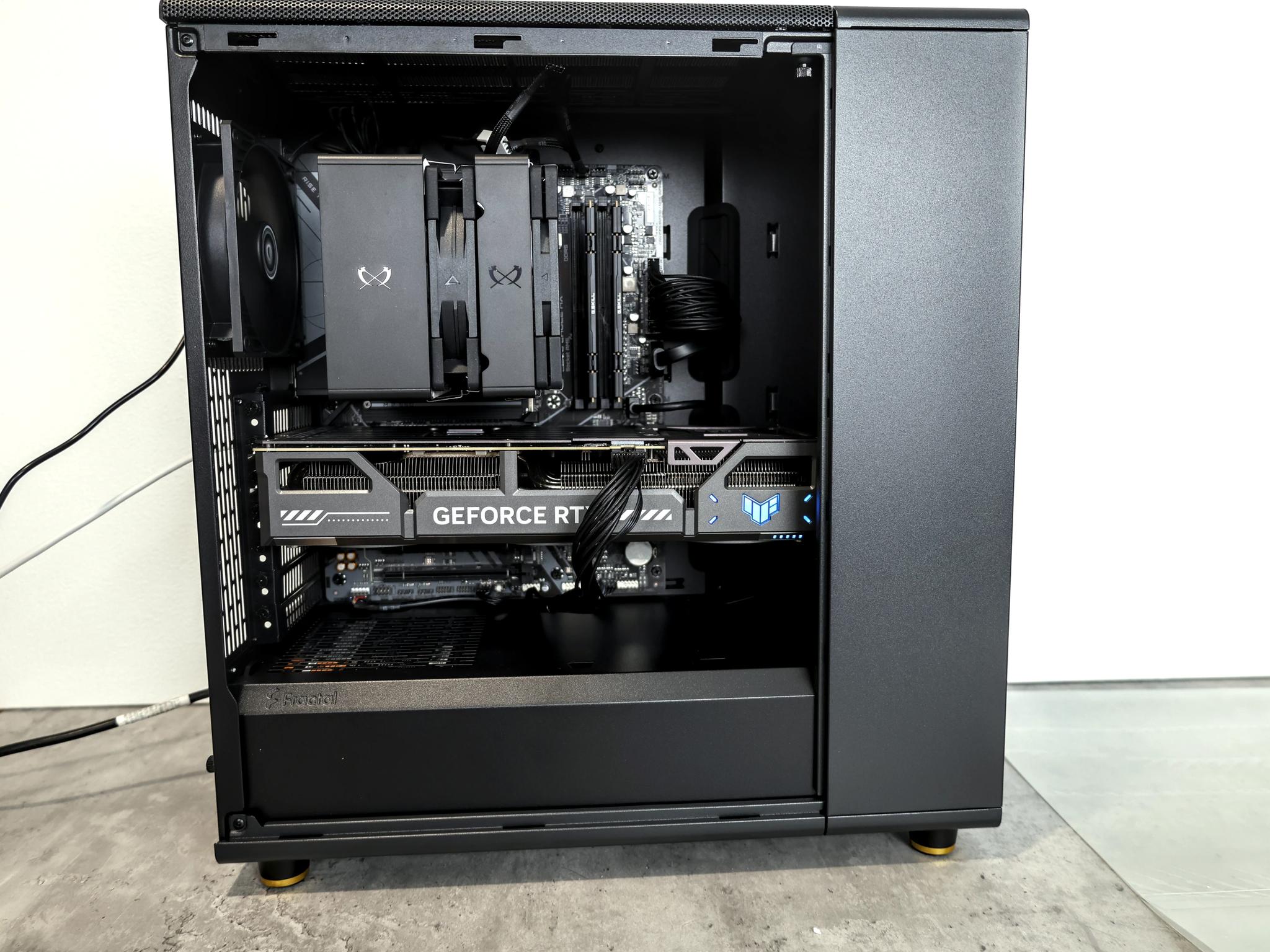 Fractal North 9600X+5070 1440P/4K Build